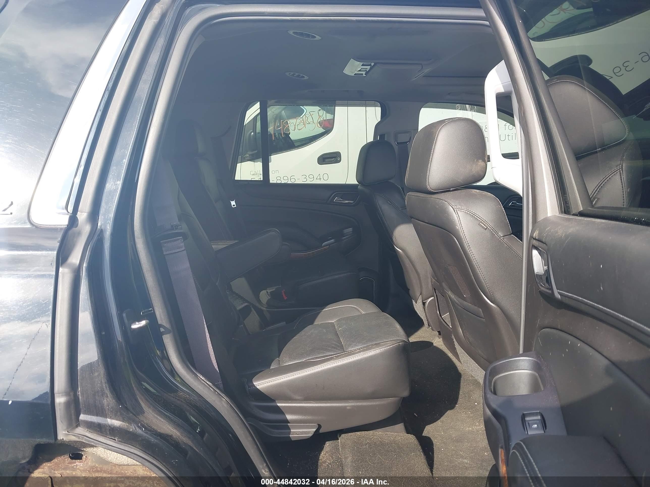 2015 Chevrolet Tahoe Ltz Black vin: 1GNSKCKC8FR621462