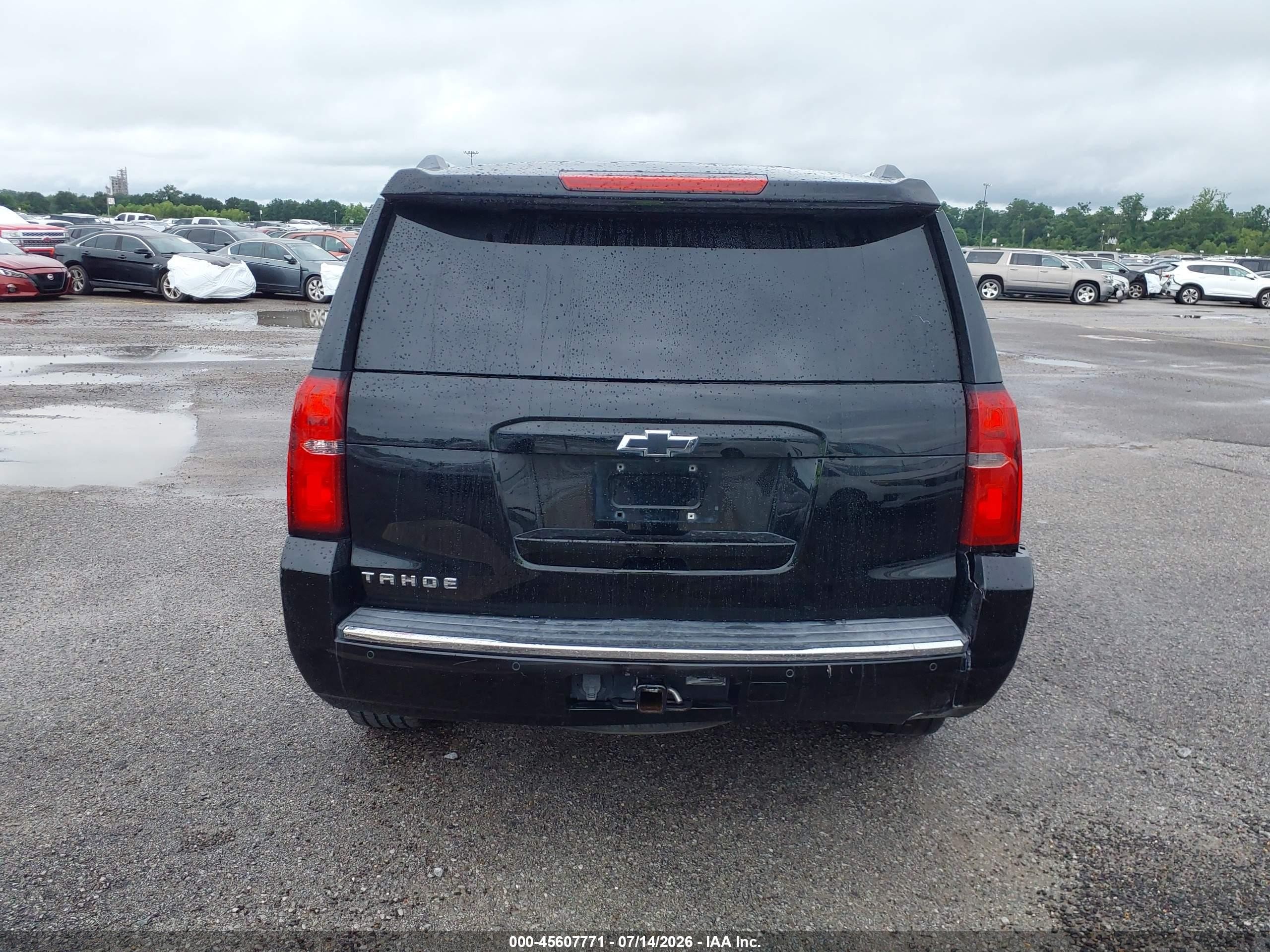 2015 Chevrolet Tahoe Ltz Black vin: 1GNSKCKC8FR623079