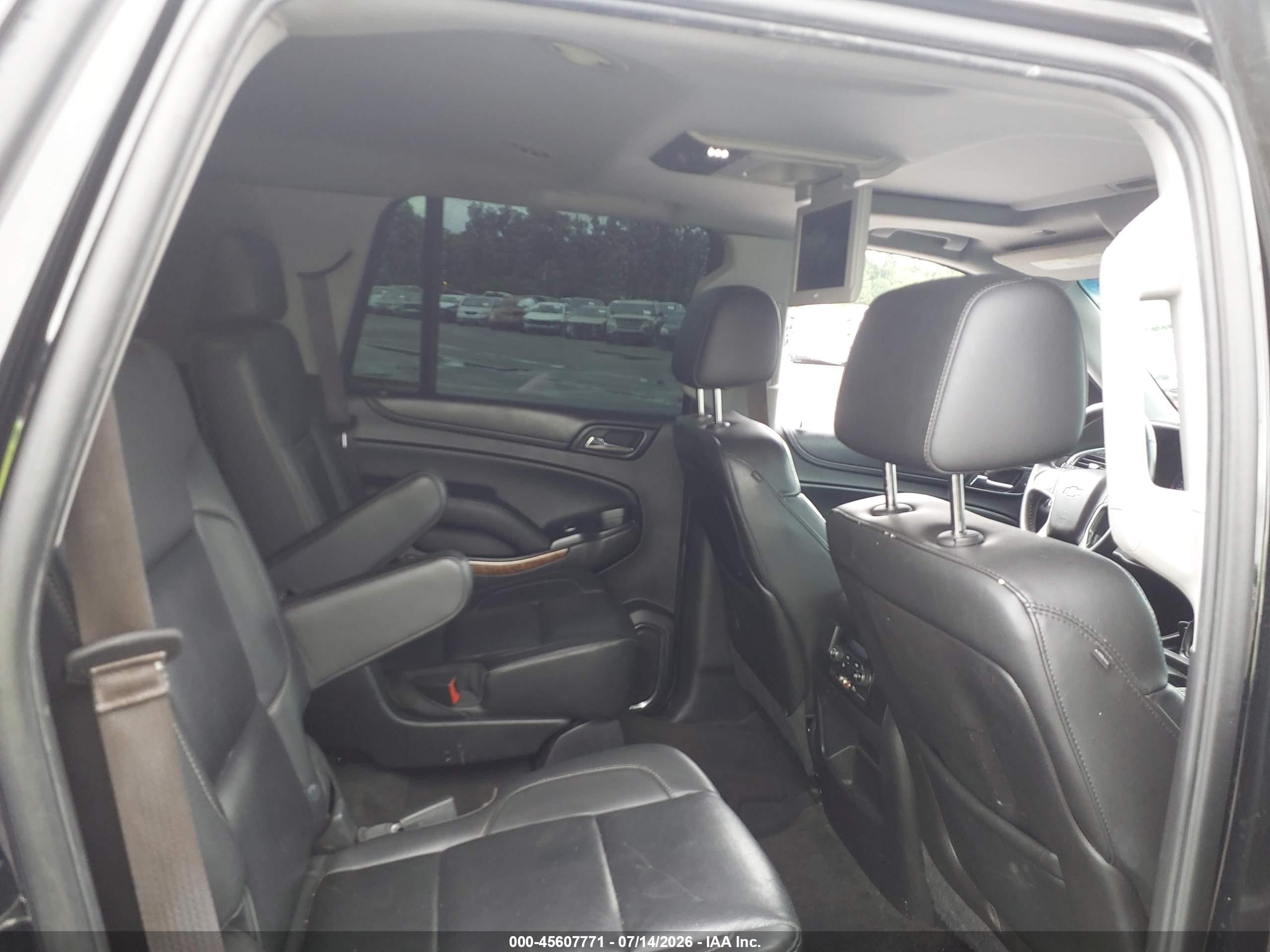 2015 Chevrolet Tahoe Ltz Black vin: 1GNSKCKC8FR623079
