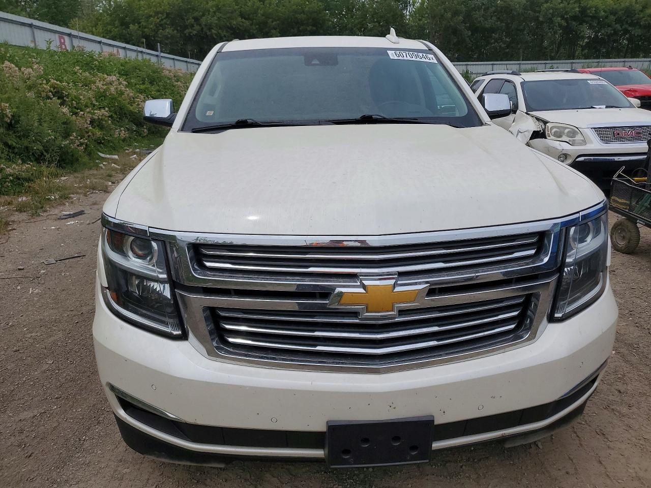 2015 Chevrolet Tahoe K1500 Ltz White vin: 1GNSKCKC8FR624863