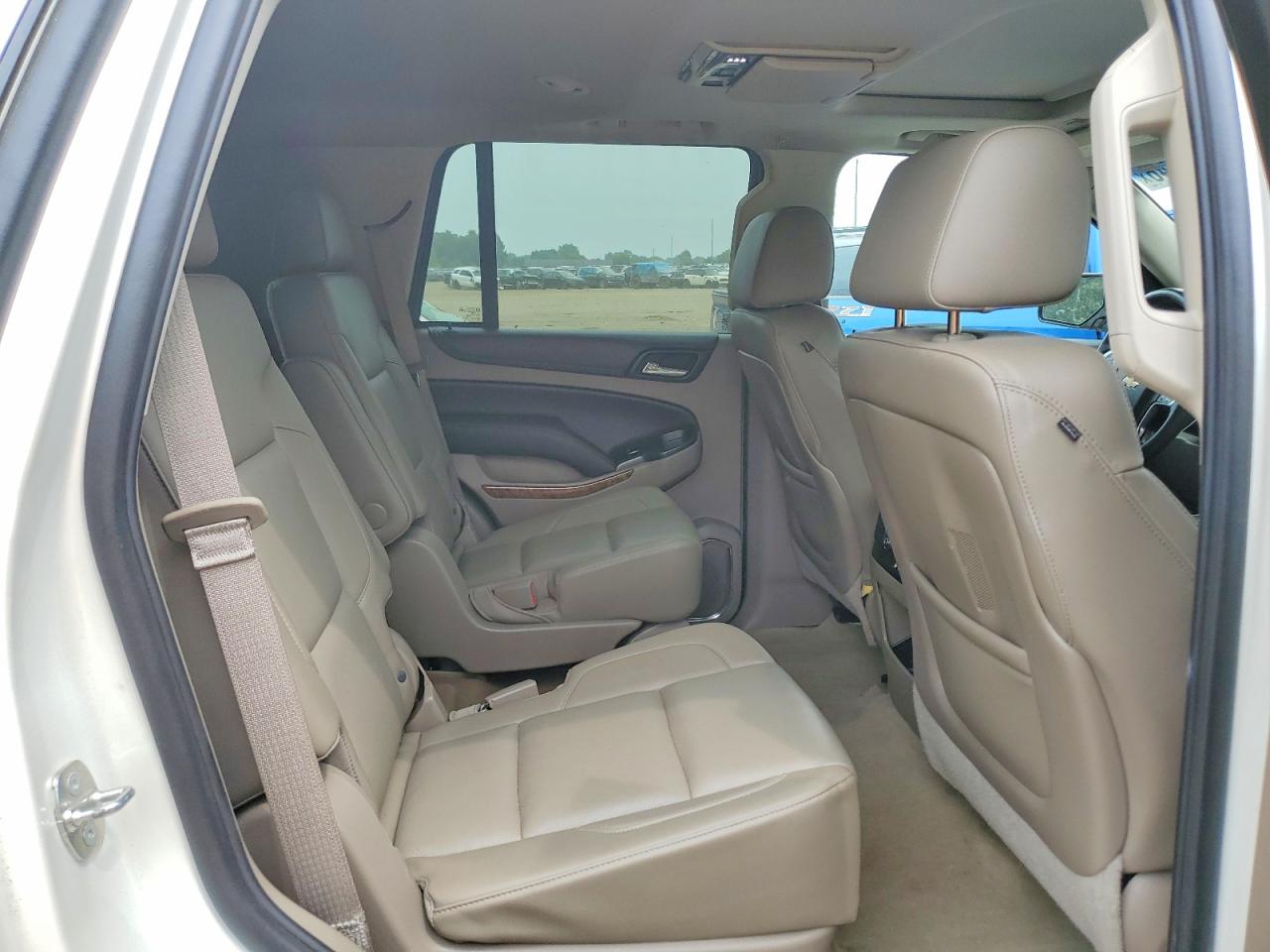 2015 Chevrolet Tahoe K1500 Ltz White vin: 1GNSKCKC8FR624863