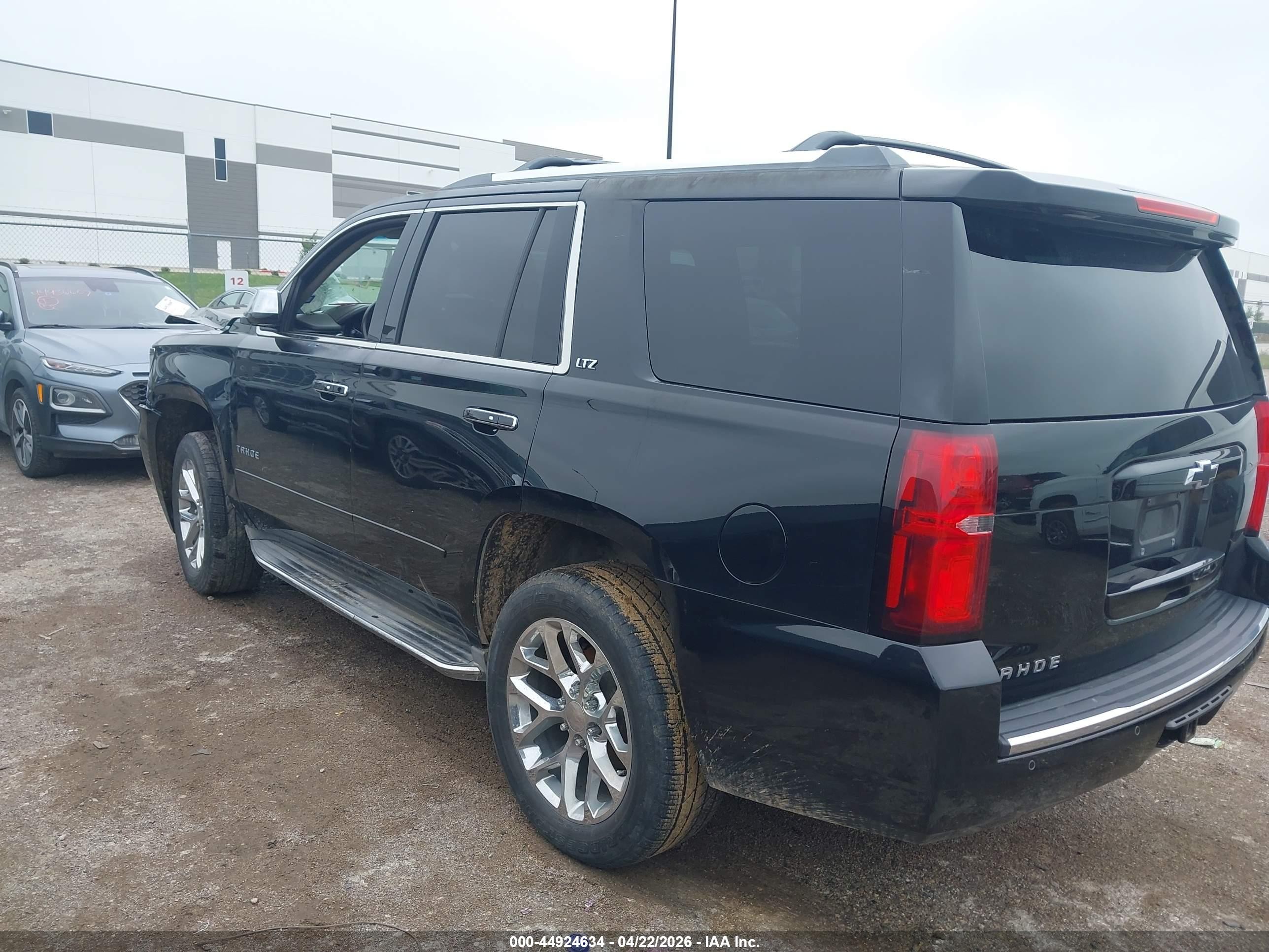2015 Chevrolet Tahoe Ltz Black vin: 1GNSKCKC9FR160319