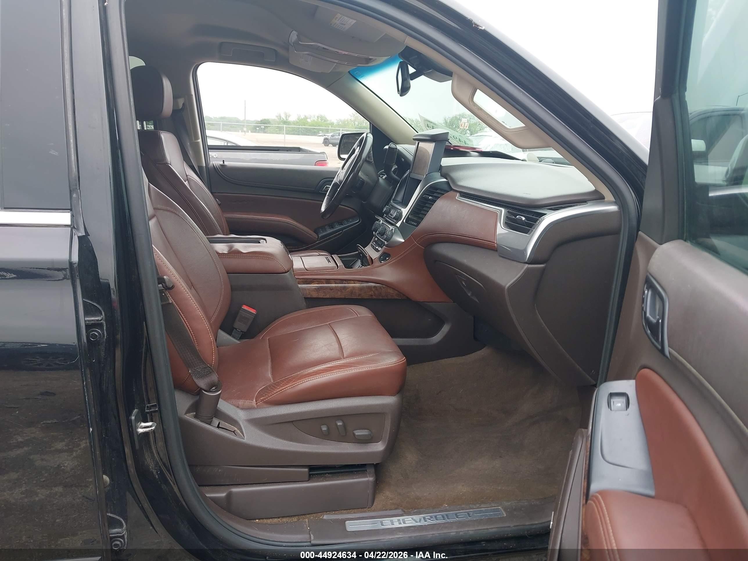 2015 Chevrolet Tahoe Ltz Black vin: 1GNSKCKC9FR160319
