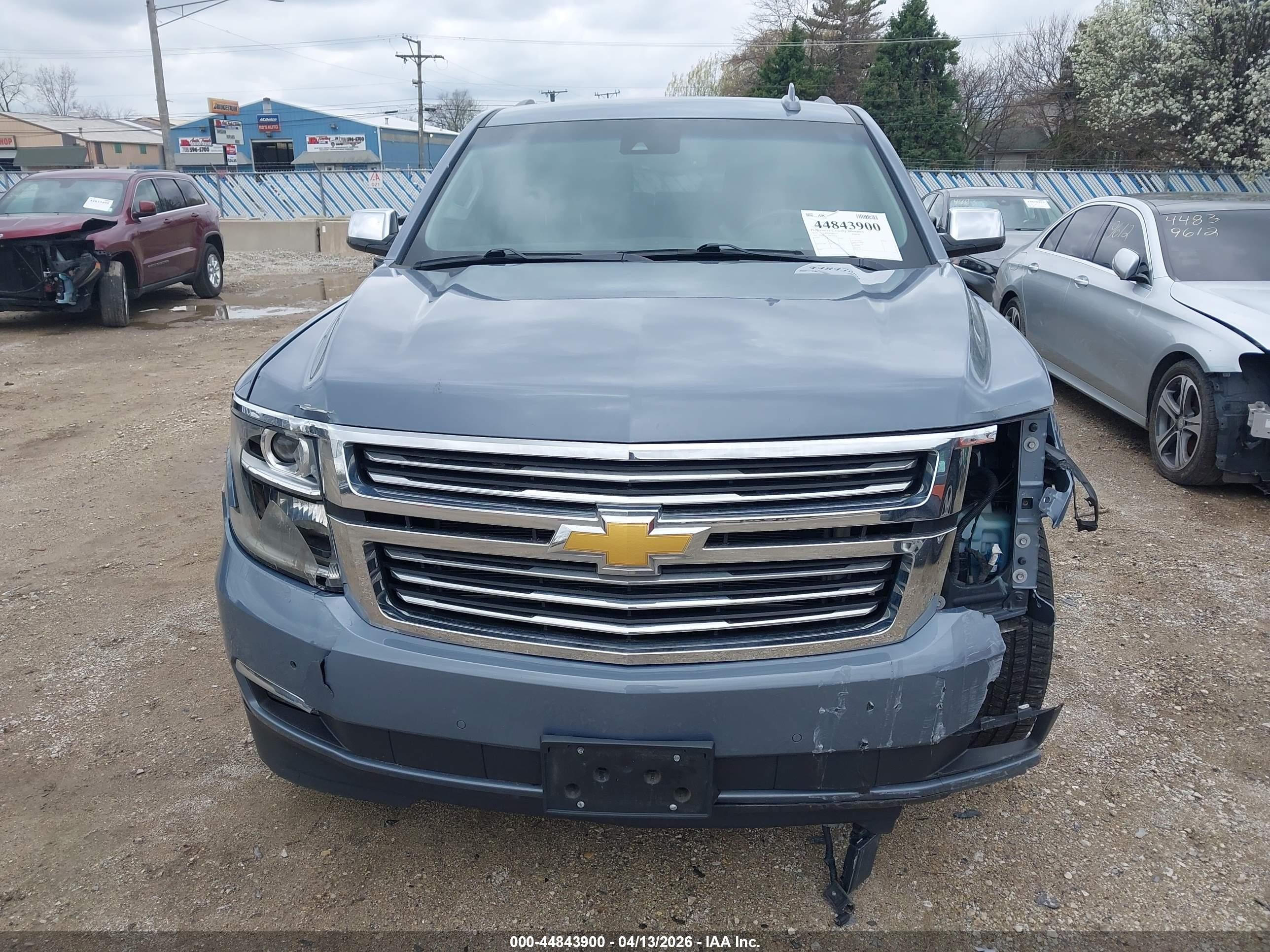 2015 Chevrolet Tahoe Ltz Light Blue vin: 1GNSKCKC9FR630008
