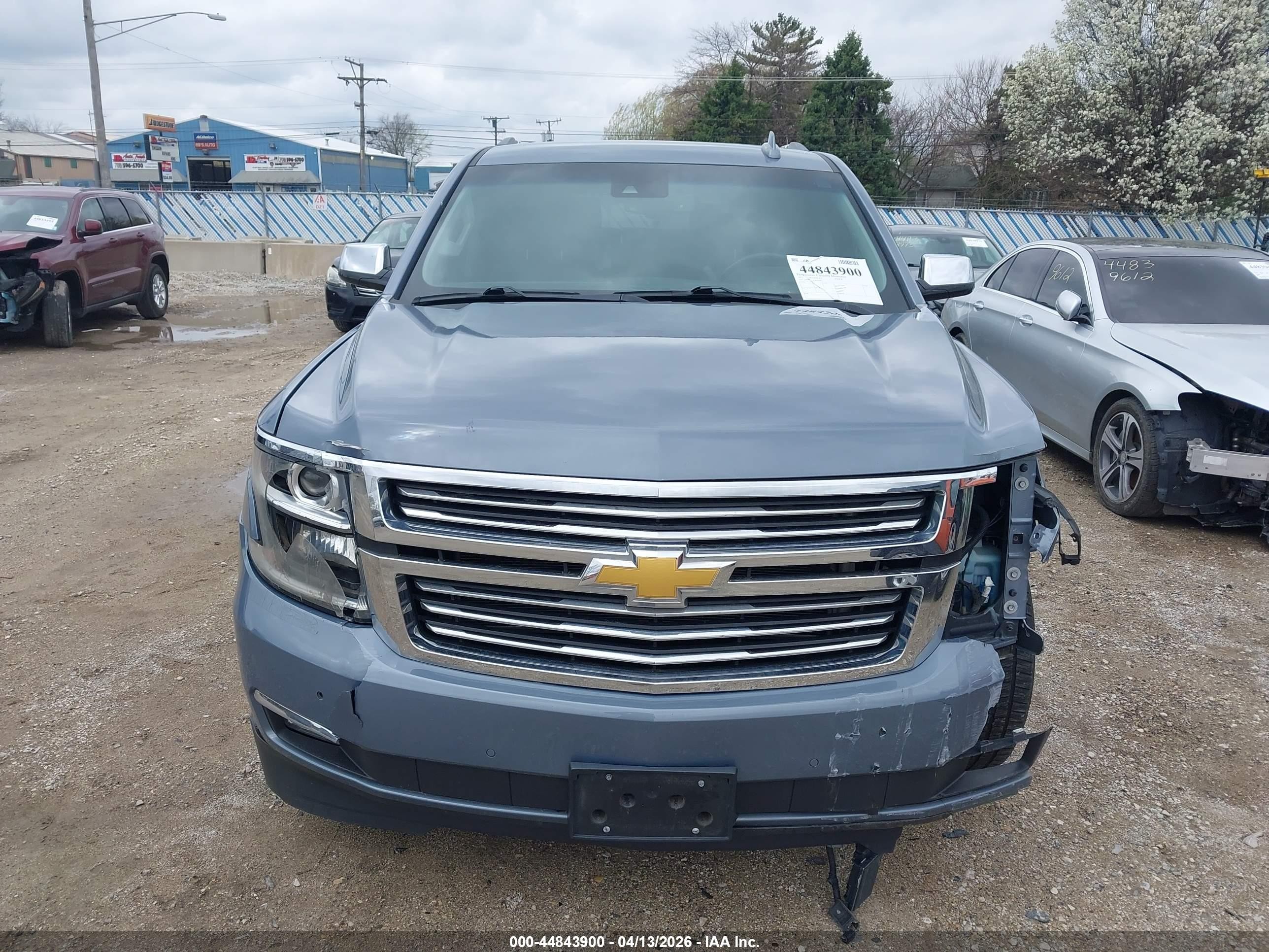 2015 Chevrolet Tahoe Ltz Light Blue vin: 1GNSKCKC9FR630008