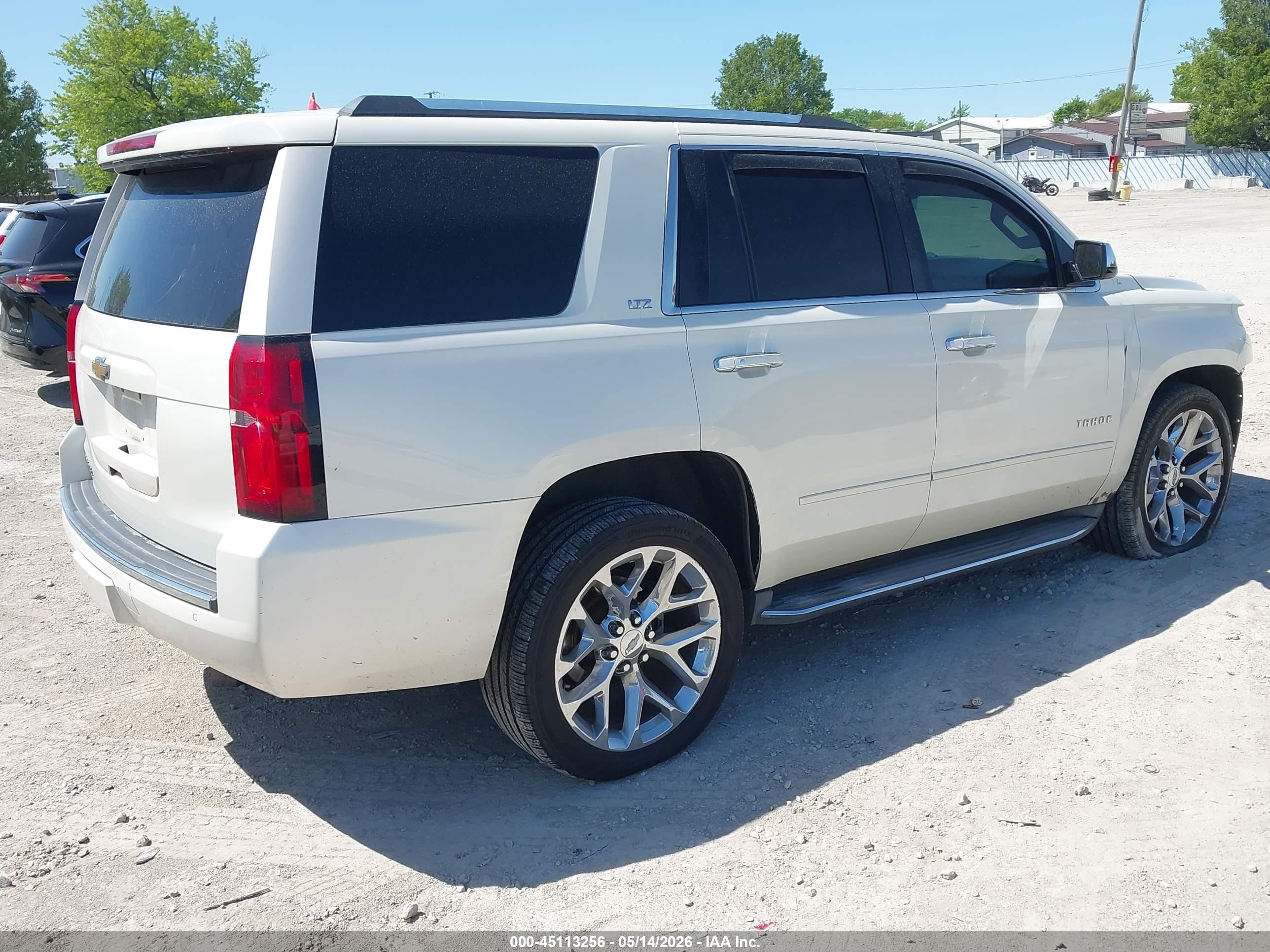 2015 Chevrolet Tahoe Ltz Brown vin: 1GNSKCKCXFR121190