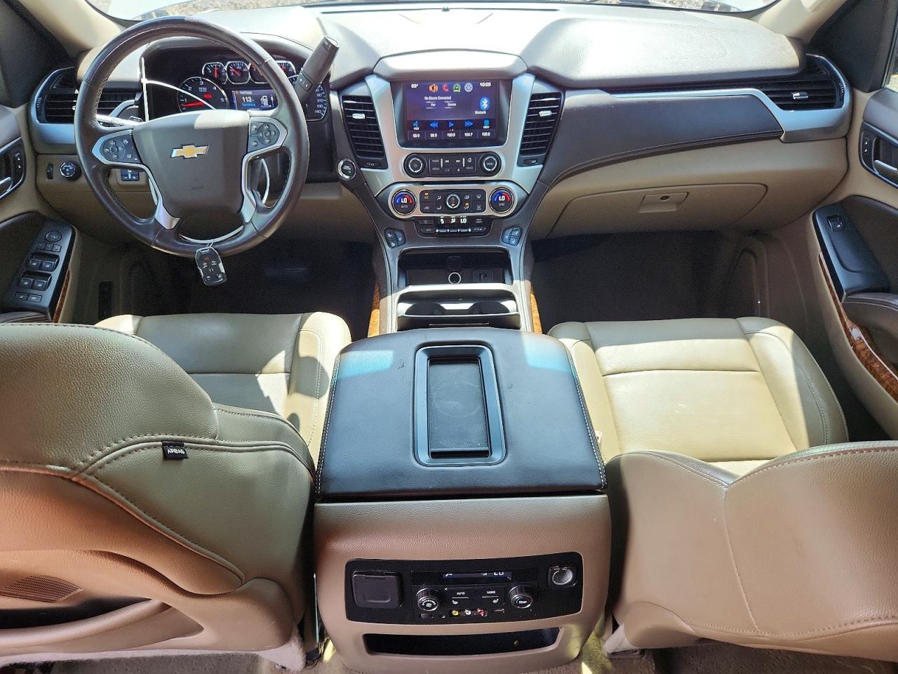 2015 Chevrolet Tahoe K1500 Ltz White vin: 1GNSKCKCXFR124171