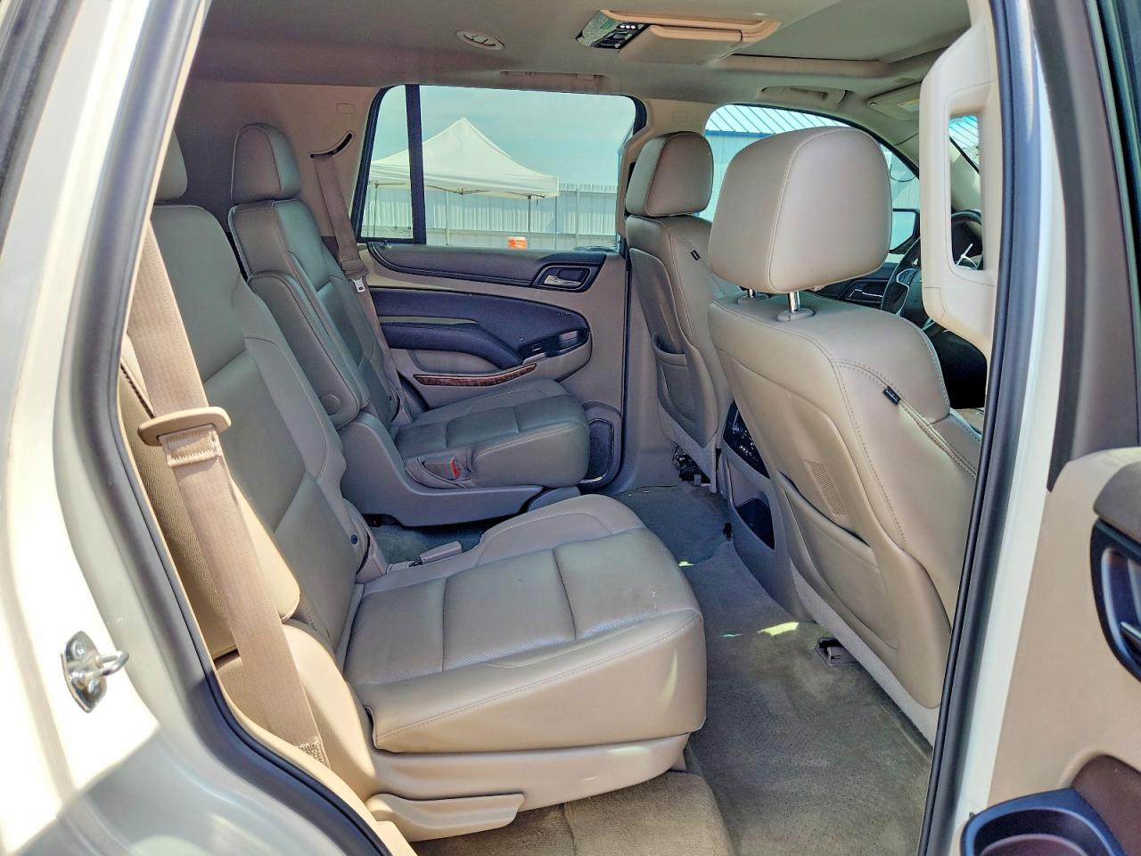 2015 Chevrolet Tahoe K1500 Ltz White vin: 1GNSKCKCXFR124171