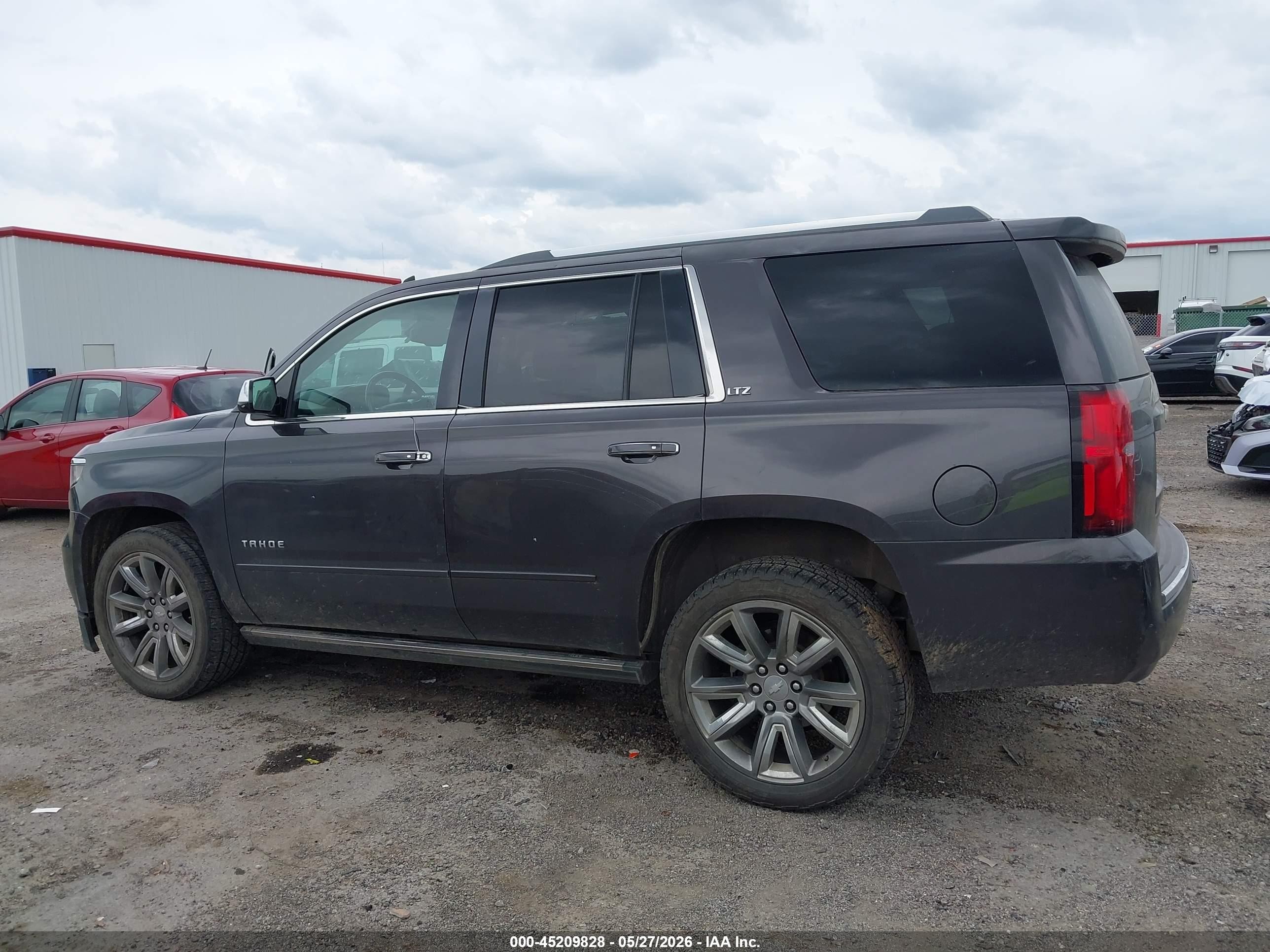 2015 Chevrolet Tahoe Ltz Black vin: 1GNSKCKCXFR160622