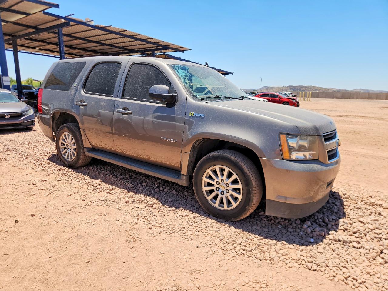 2012 Chevrolet Tahoe Hybrid Коричневый vin: 1GNSKDEJ1CR222713