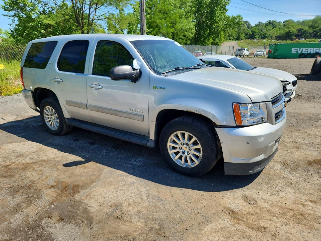 2011 Chevrolet Tahoe Hybrid Silver vin: 1GNSKDFJ5BR204566