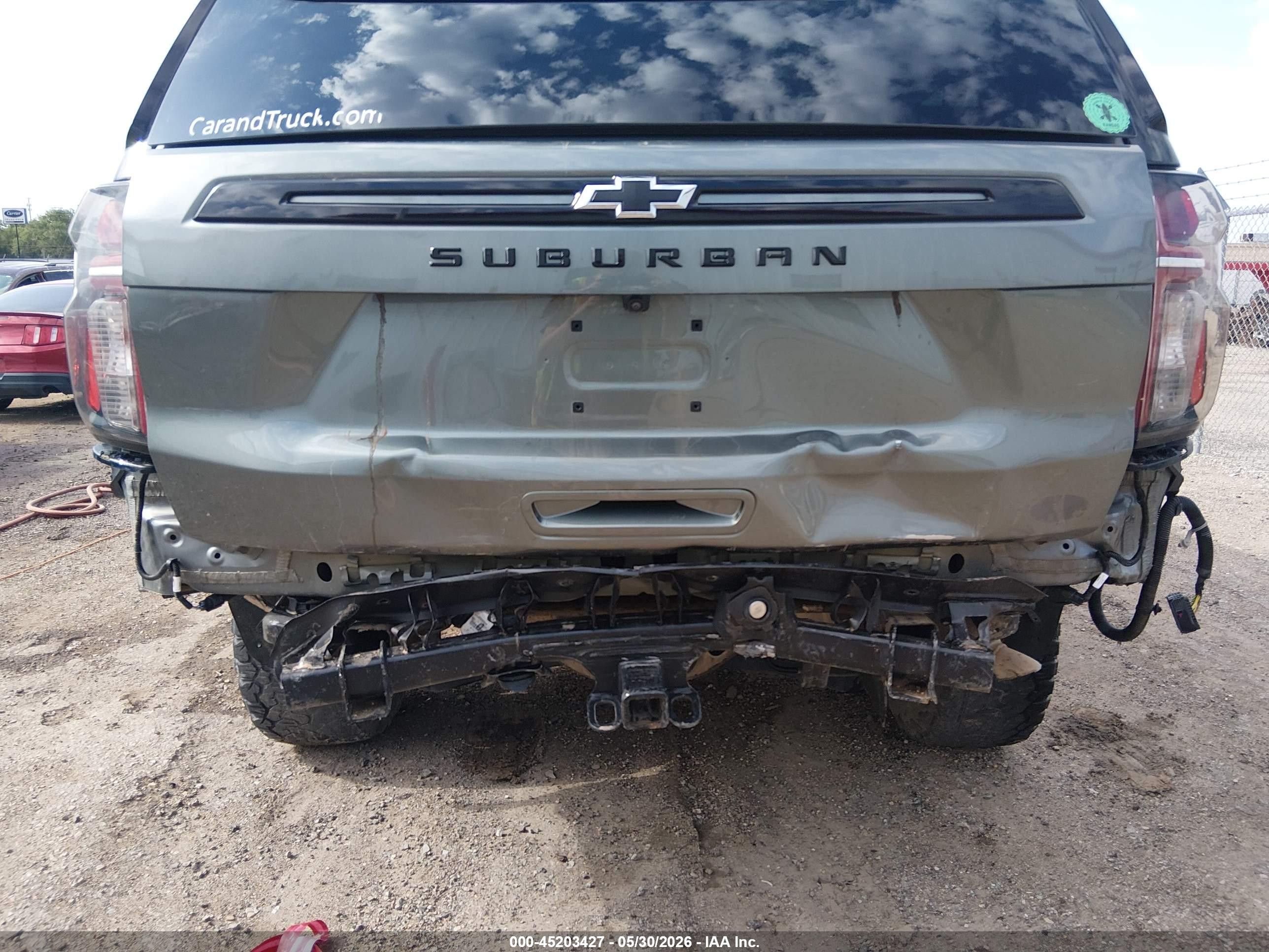 2023 Chevrolet Suburban 4wd Z71 Green vin: 1GNSKDKD6PR388066