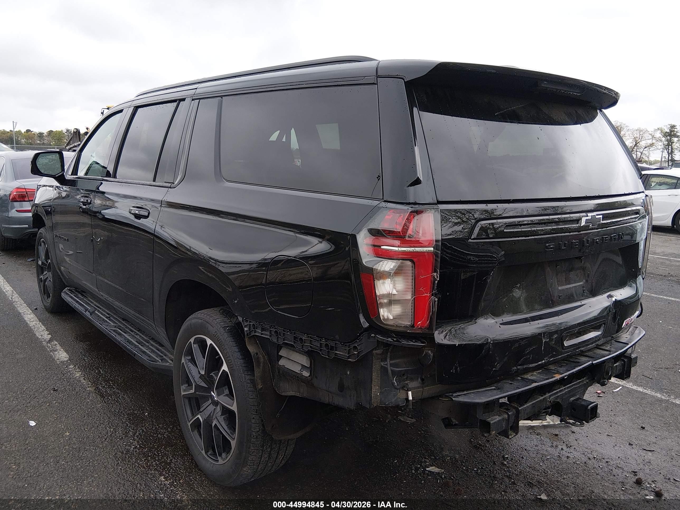 2024 Chevrolet Suburban 4wd Rst Black vin: 1GNSKEKD3RR240269