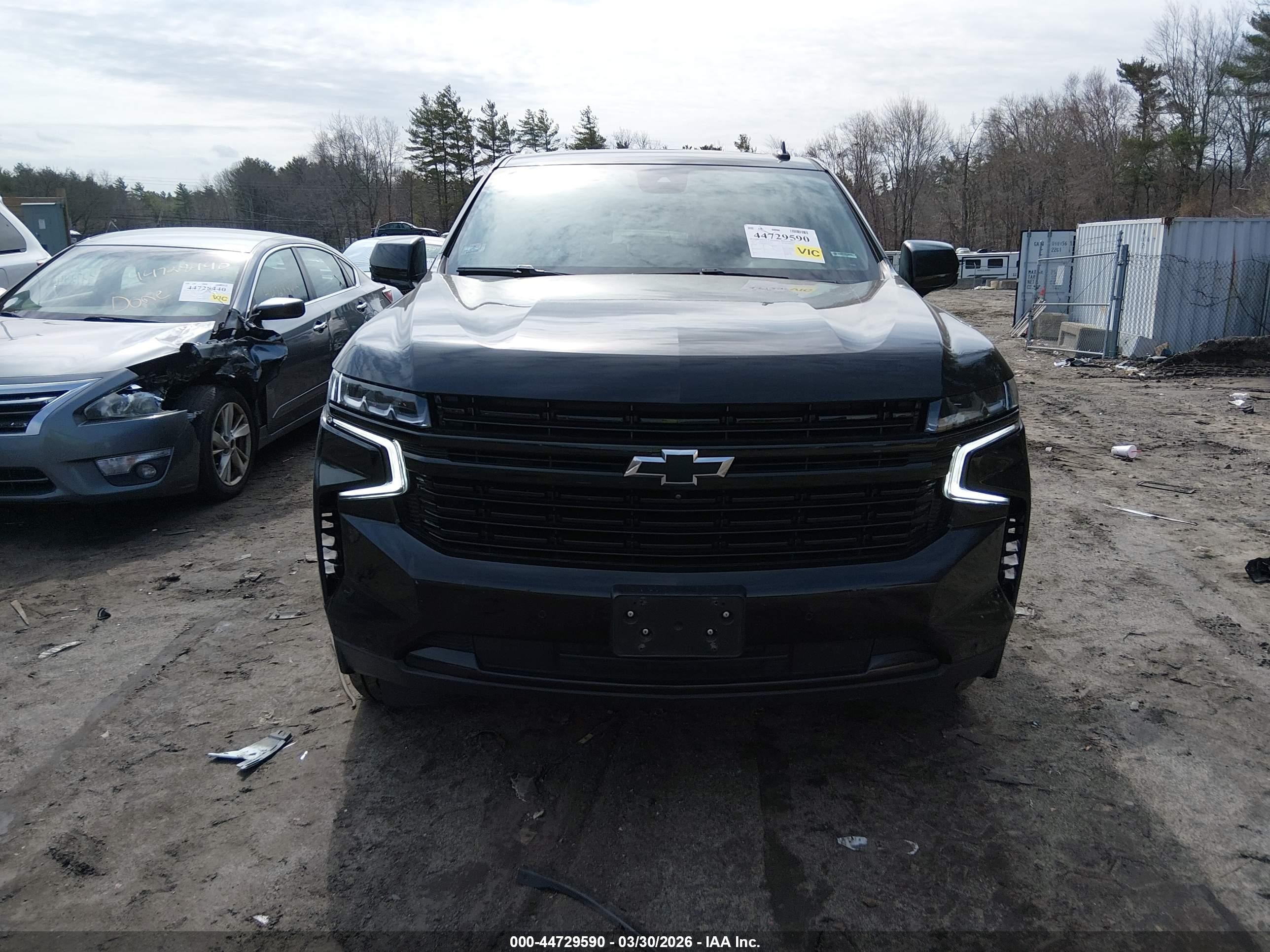 2023 Chevrolet Suburban 4wd Rst Black vin: 1GNSKEKD8PR264029