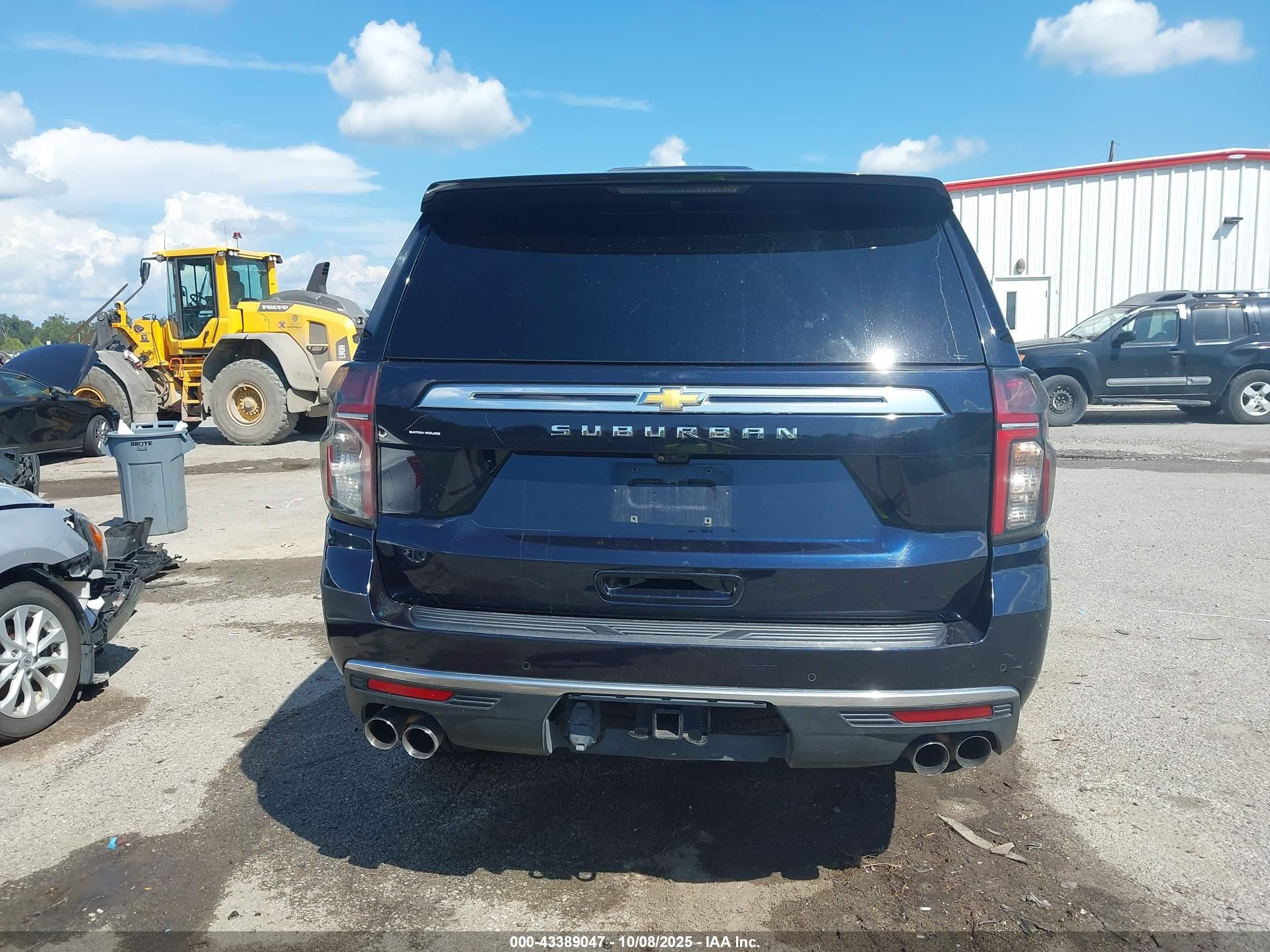 2022 Chevrolet Suburban 4wd High Country Черный vin: 1GNSKGKL2NR286432