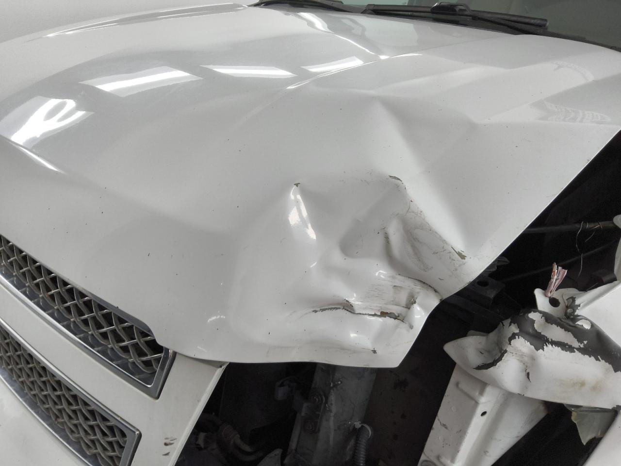 2013 Chevrolet Suburban K1500 Ls White vin: 1GNSKHE72DR110094 Damage: Hood, Dent(S) W/ Paint Dmg, > 12 Inches