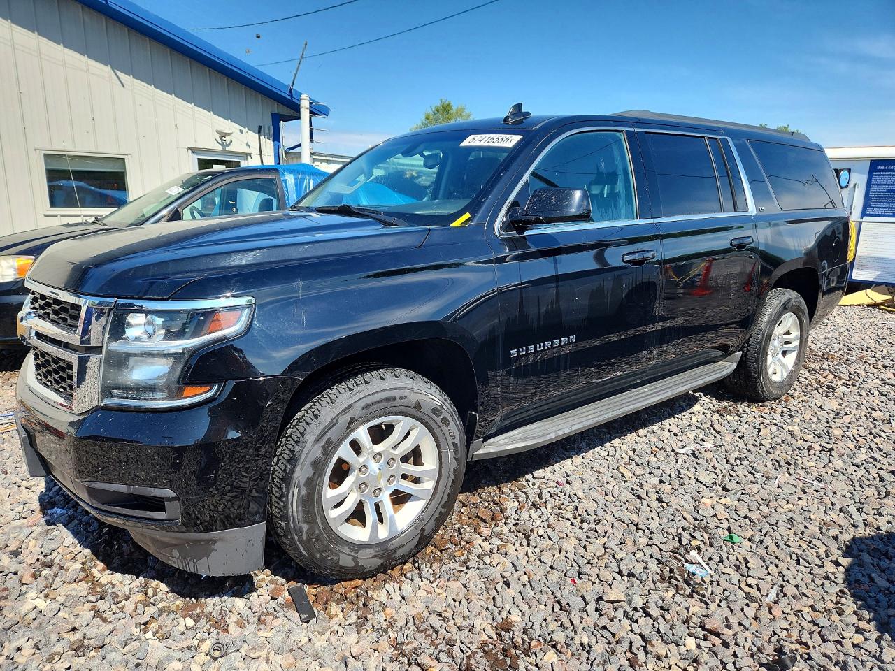 2015 Chevrolet Suburban K1500 Ls Black vin: 1GNSKHEC4FR626182