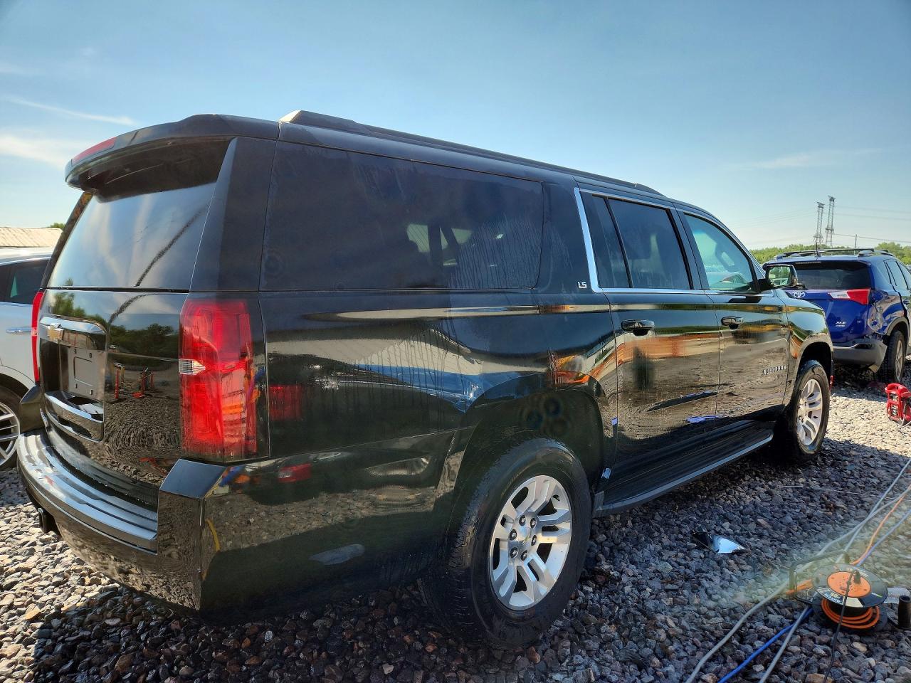 2015 Chevrolet Suburban K1500 Ls Black vin: 1GNSKHEC4FR626182