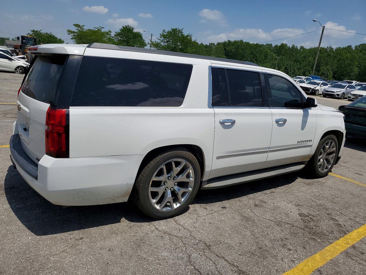 2015 Chevrolet Suburban K1500 Ls White vin: 1GNSKHKC0FR255395