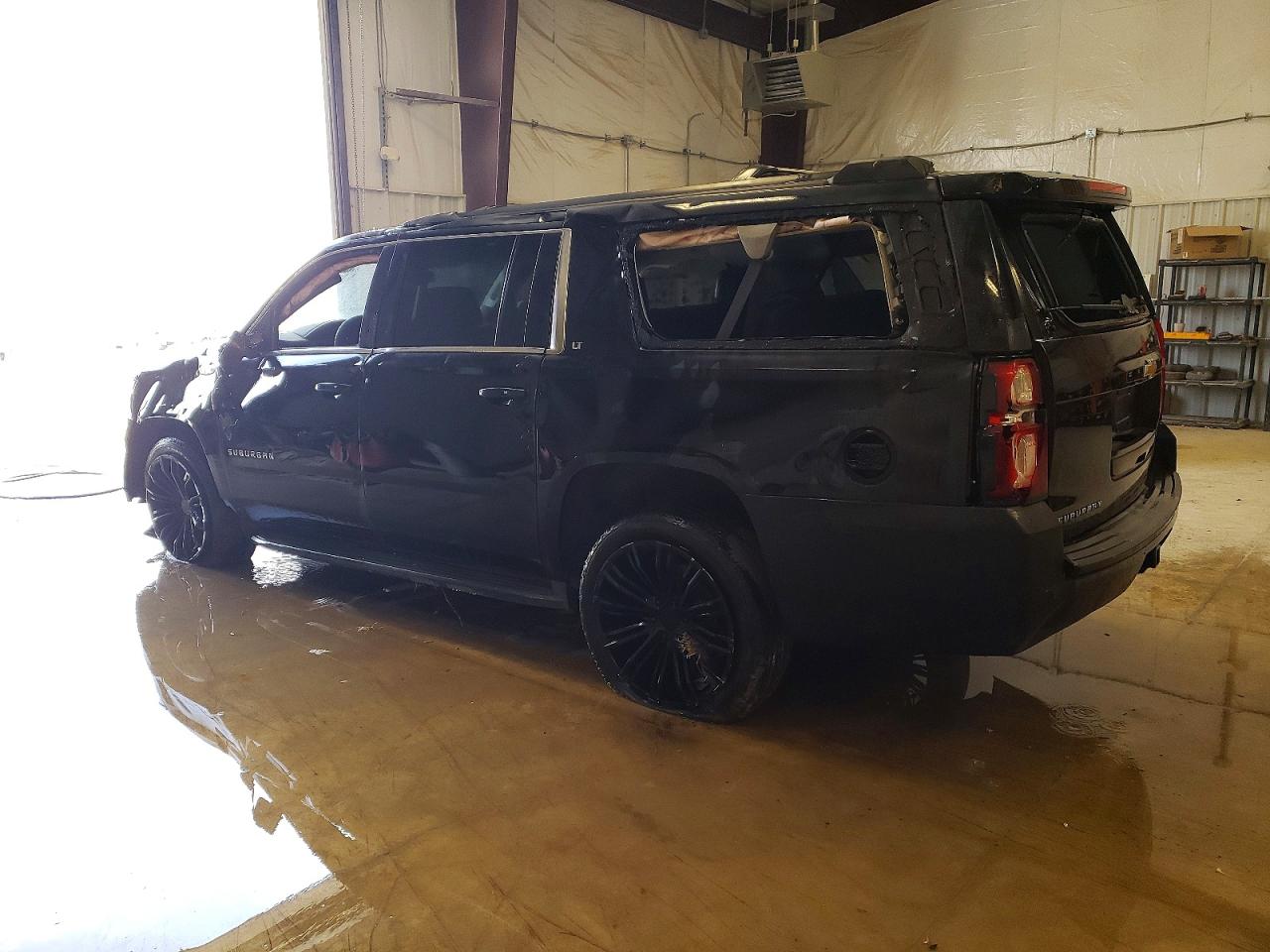 2016 Chevrolet Suburban K1500 Lt Black vin: 1GNSKHKC0GR389342