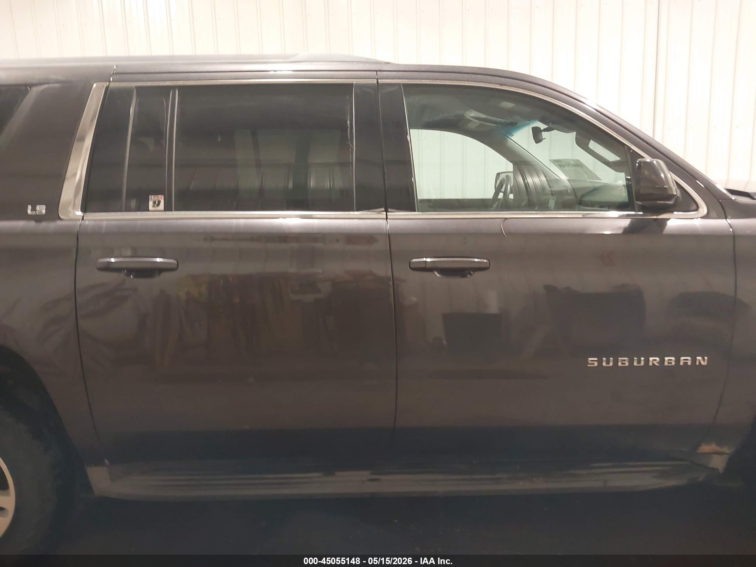 2015 Chevrolet Suburban 1500 Ls Gray vin: 1GNSKHKC2FR138420
