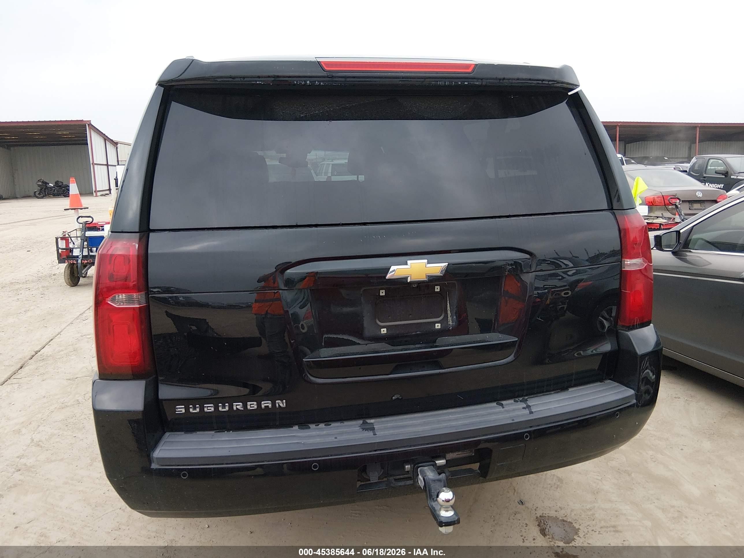 2017 Chevrolet Suburban Lt Black vin: 1GNSKHKC7HR222039