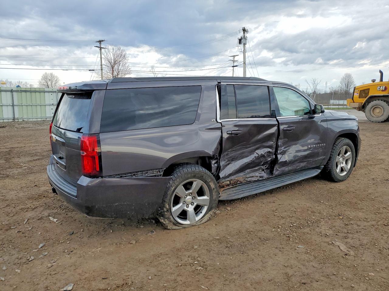 2017 Chevrolet Suburban K1500 Lt Charcoal vin: 1GNSKHKC7HR388111