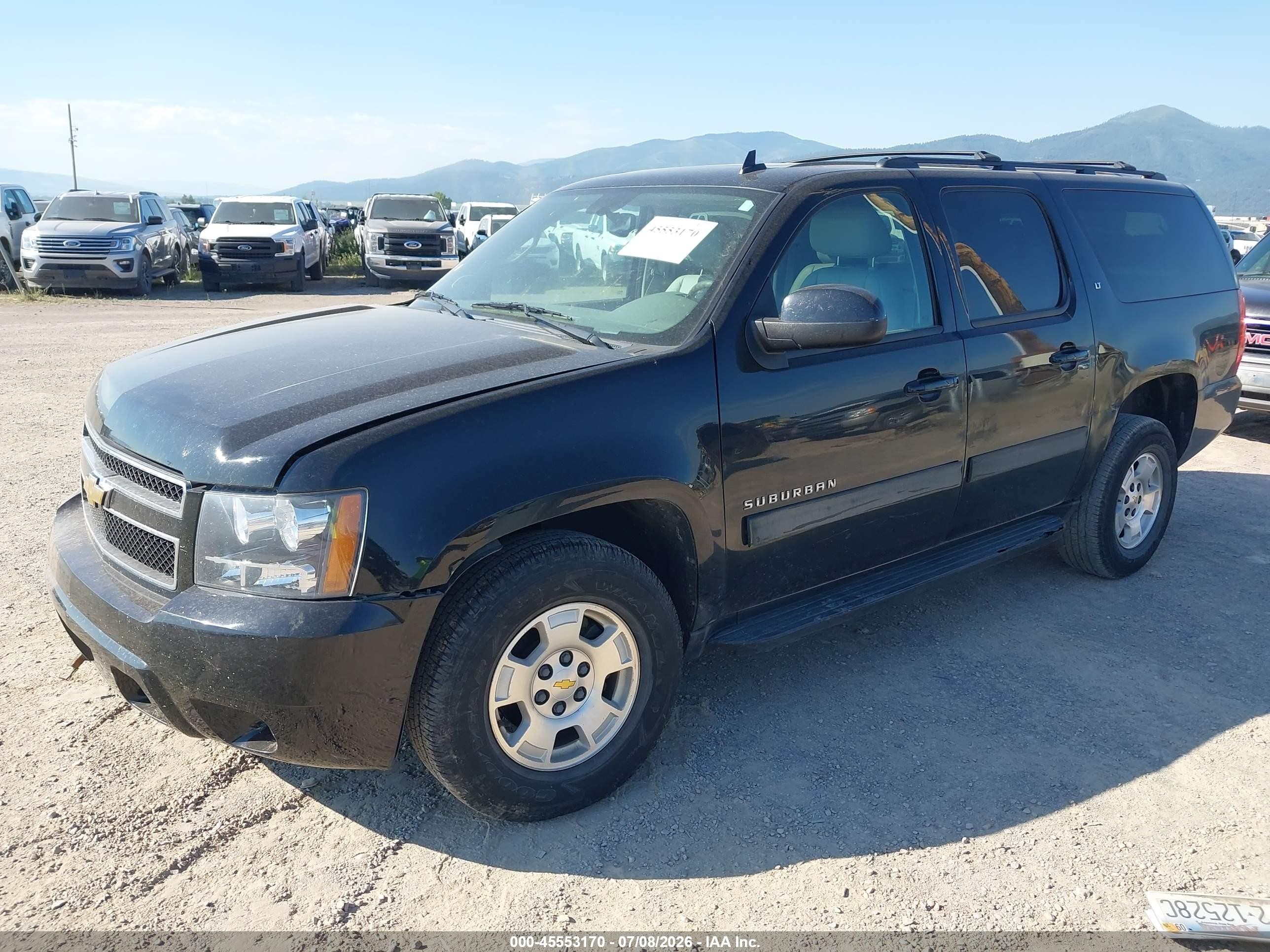 2011 Chevrolet Suburban Lt Black vin: 1GNSKJE34BR362575