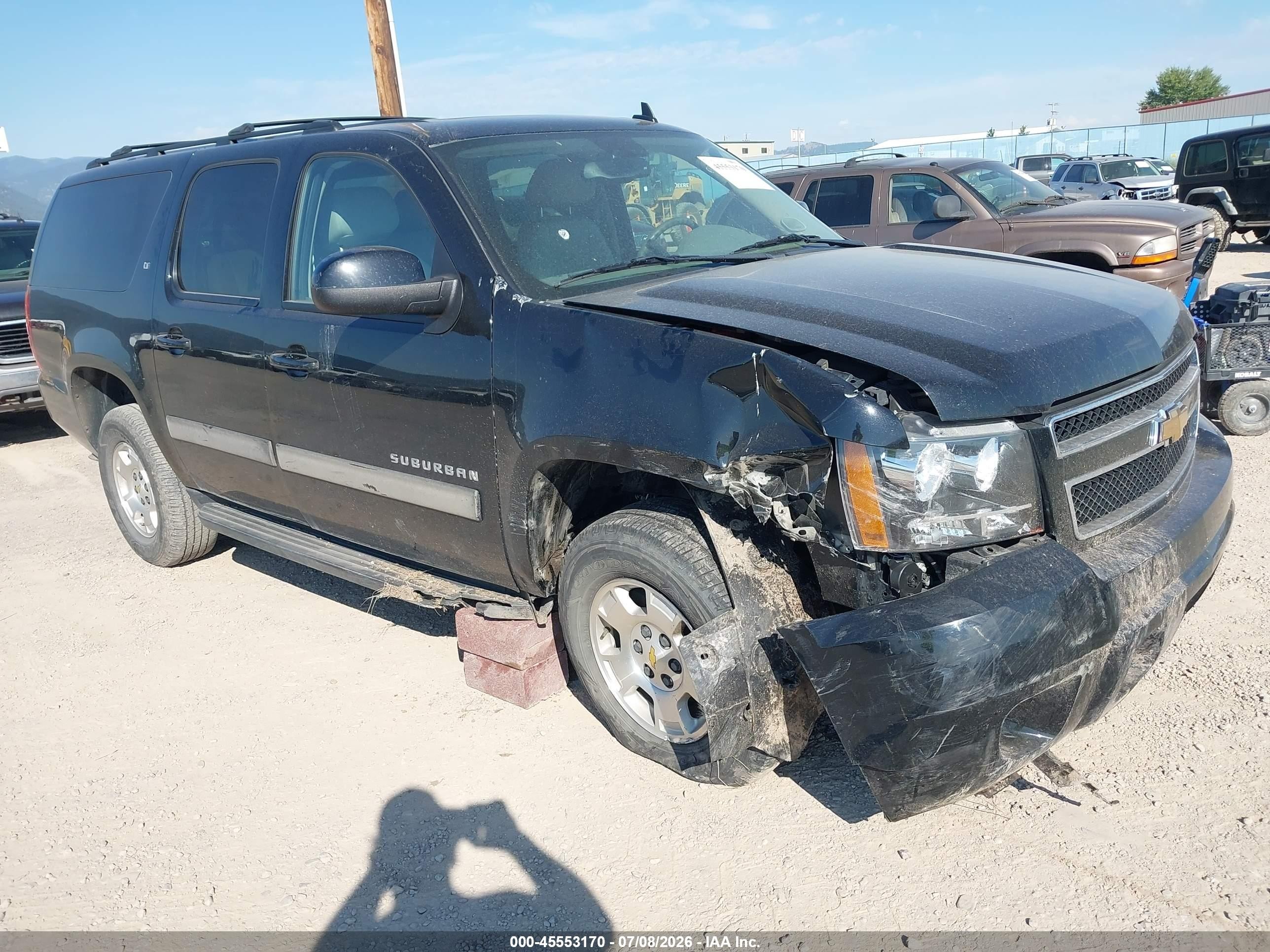 2011 Chevrolet Suburban Lt Black vin: 1GNSKJE34BR362575