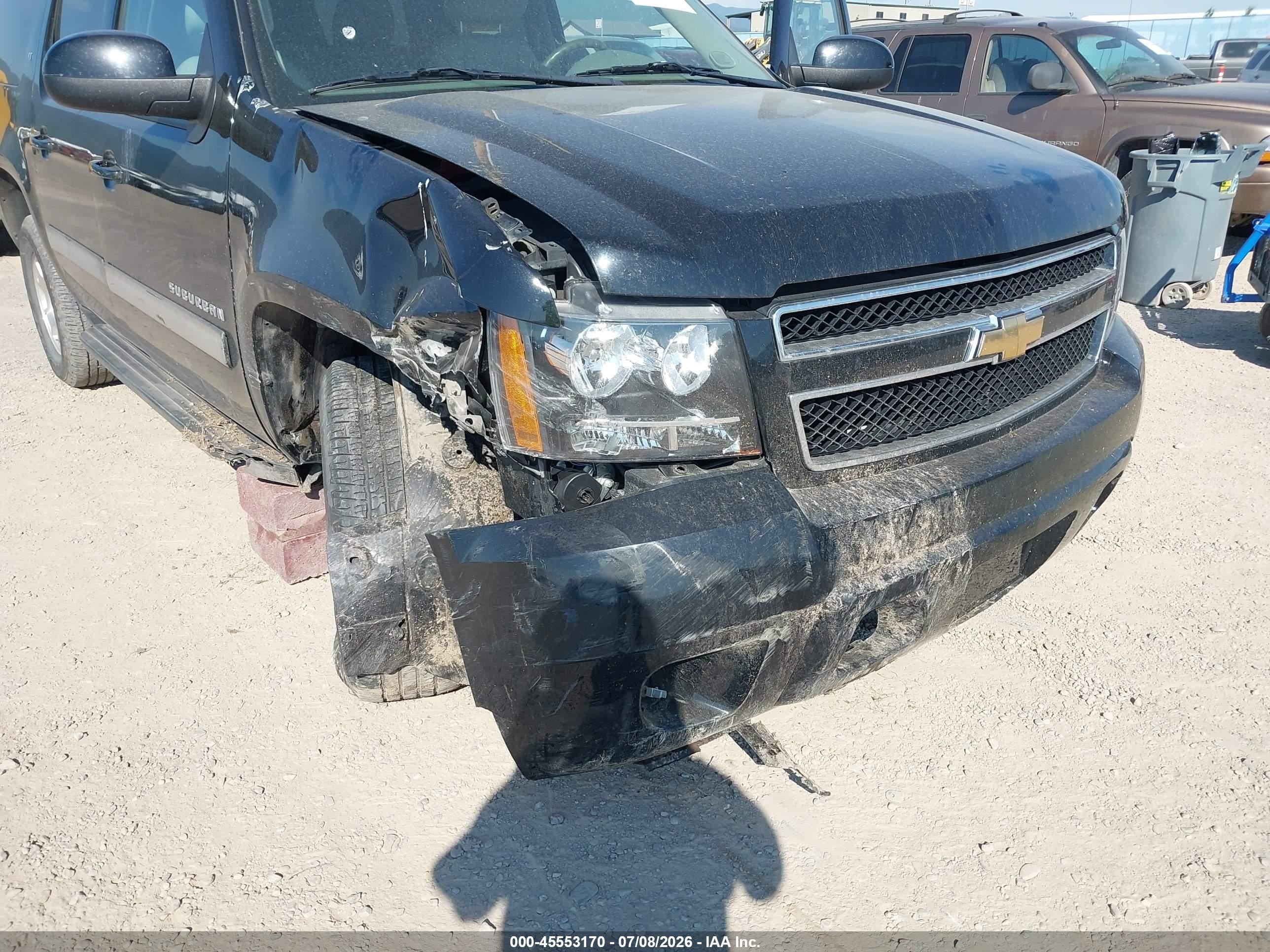 2011 Chevrolet Suburban Lt Black vin: 1GNSKJE34BR362575
