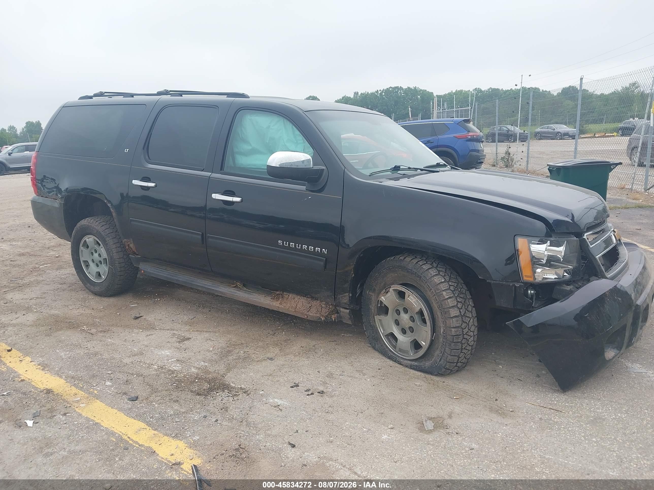 2012 Chevrolet Suburban Lt Black vin: 1GNSKJE74CR178872