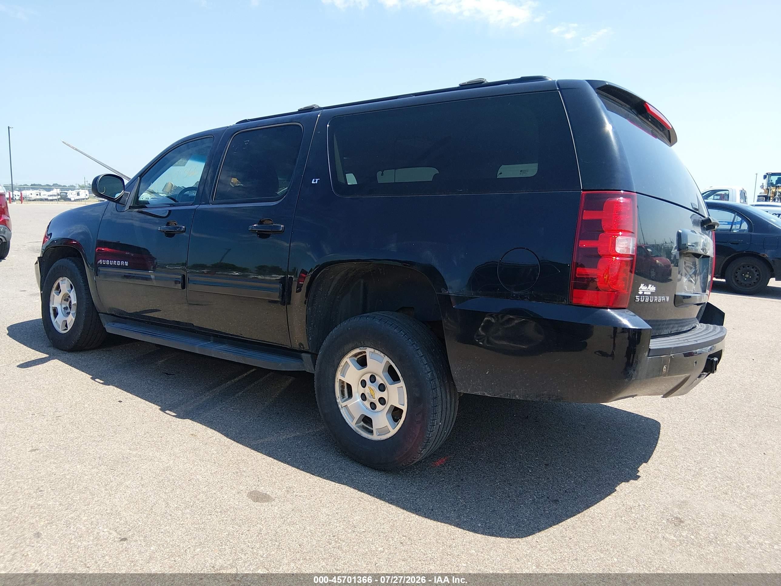 2014 Chevrolet Suburban Lt Black vin: 1GNSKJE76ER236712