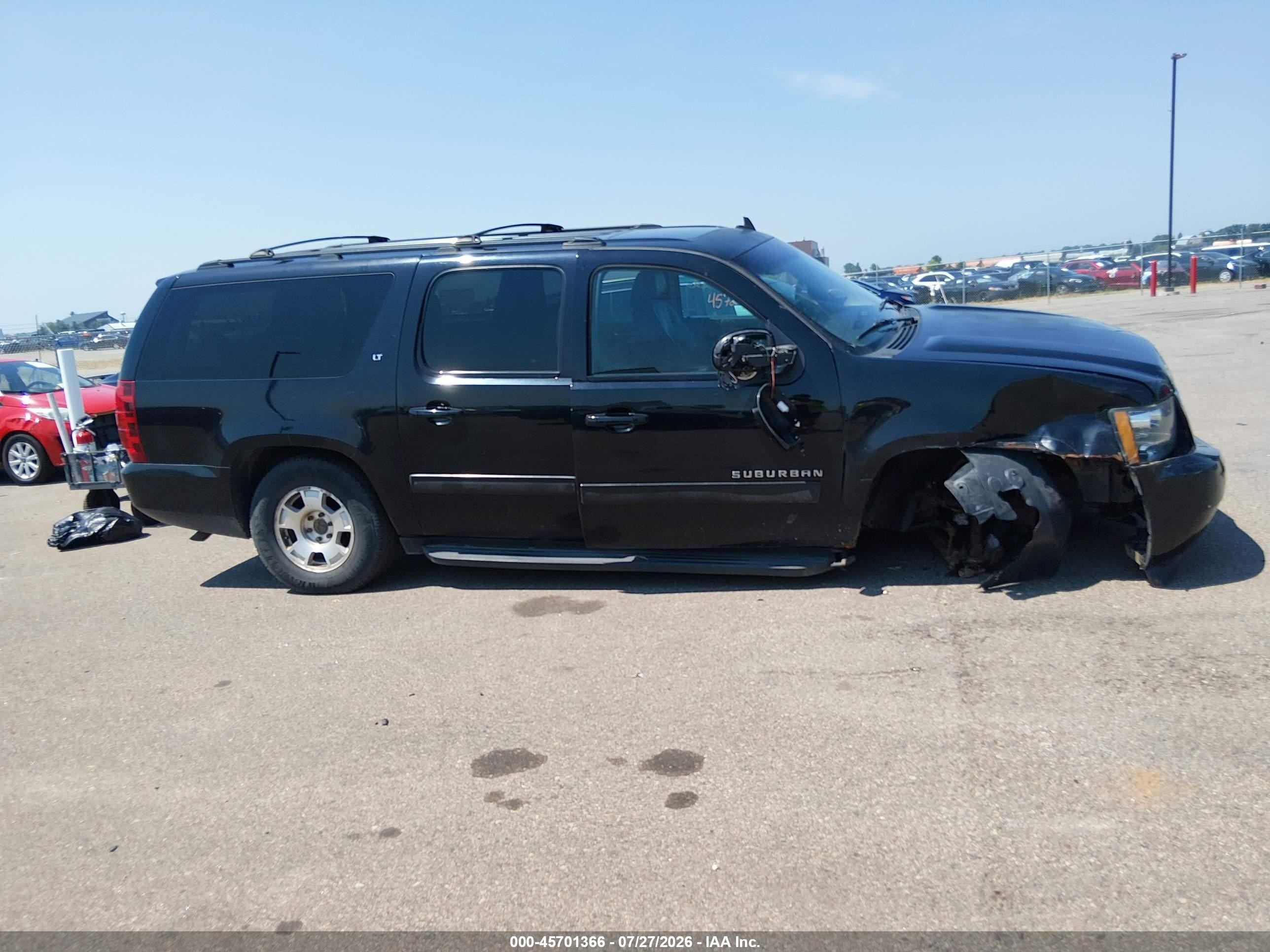 2014 Chevrolet Suburban Lt Black vin: 1GNSKJE76ER236712