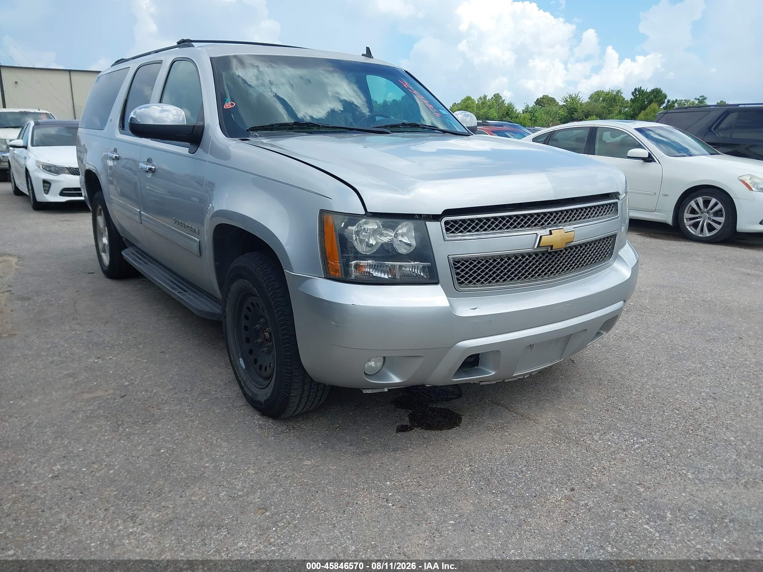 2013 Chevrolet Suburban Lt Silver vin: 1GNSKJE77DR276571