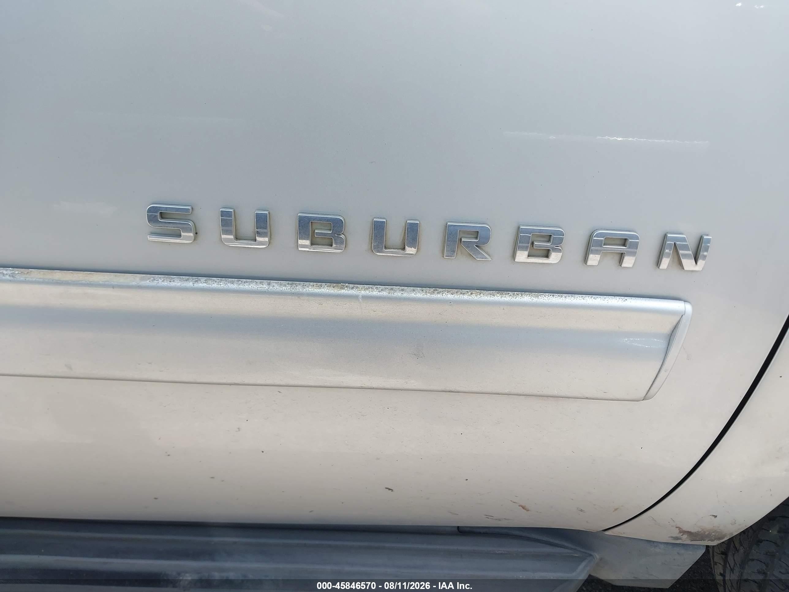 2013 Chevrolet Suburban Lt Silver vin: 1GNSKJE77DR276571