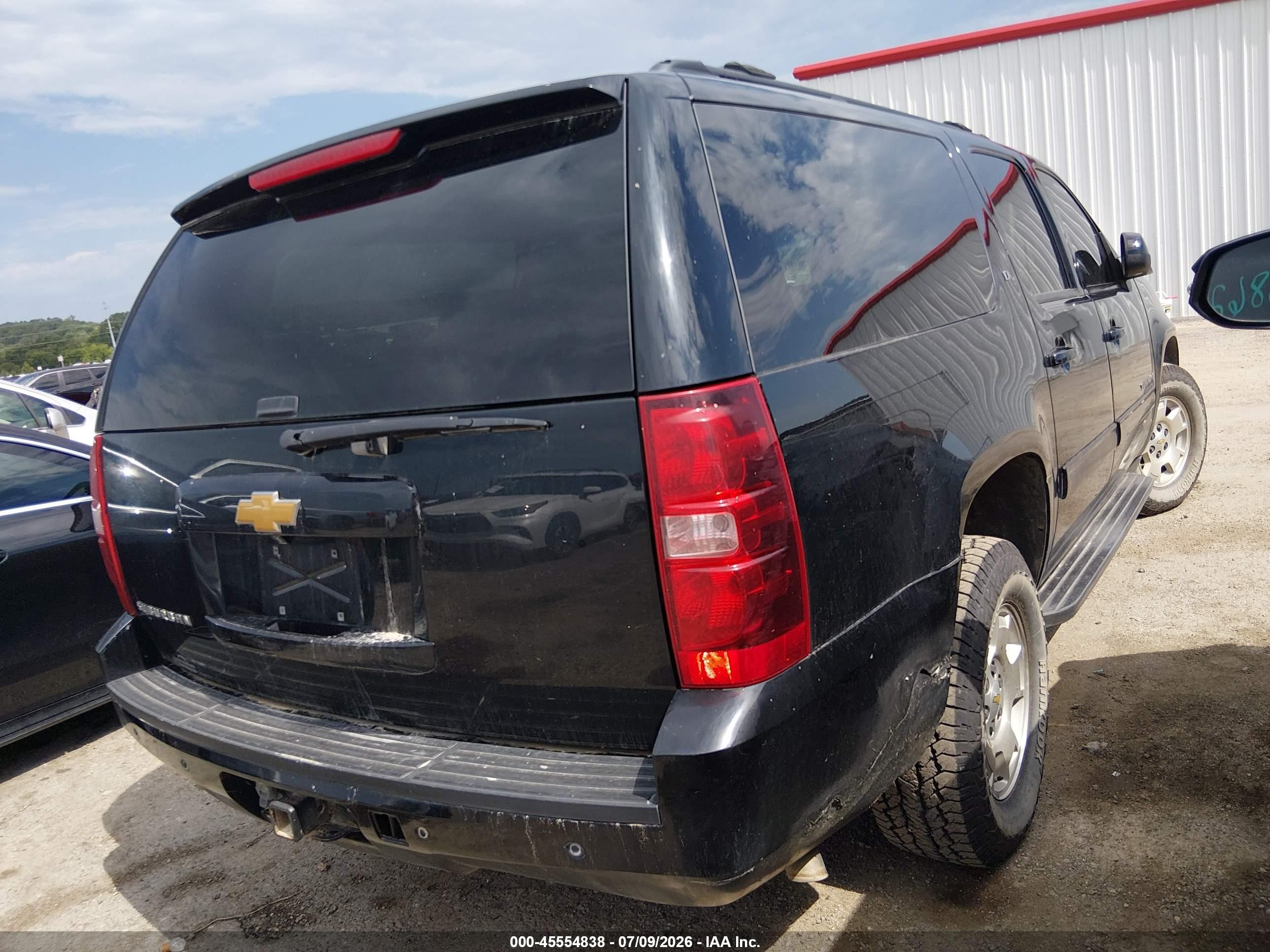 2014 Chevrolet Suburban Lt Black vin: 1GNSKJE77ER154665