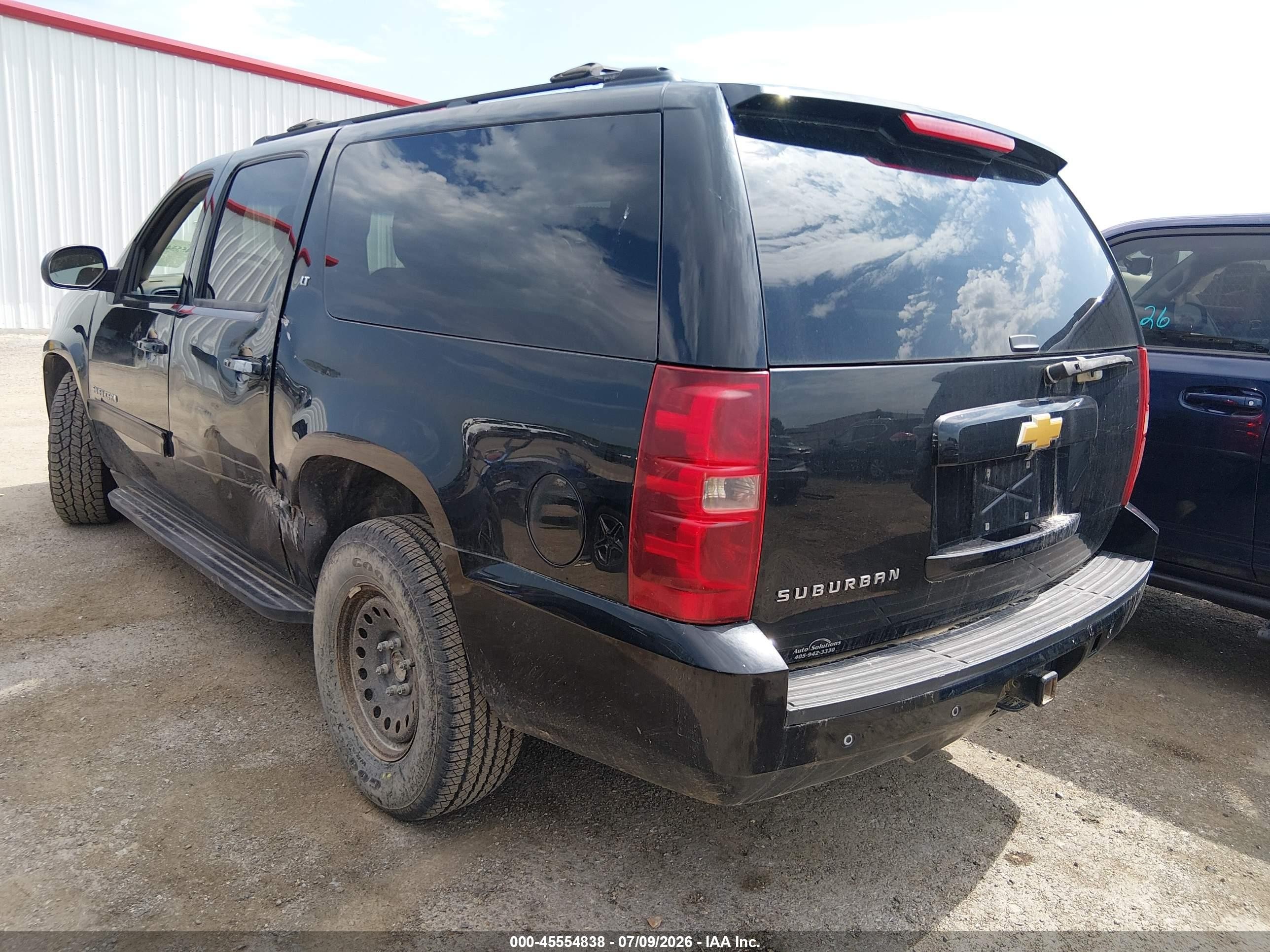 2014 Chevrolet Suburban Lt Black vin: 1GNSKJE77ER154665