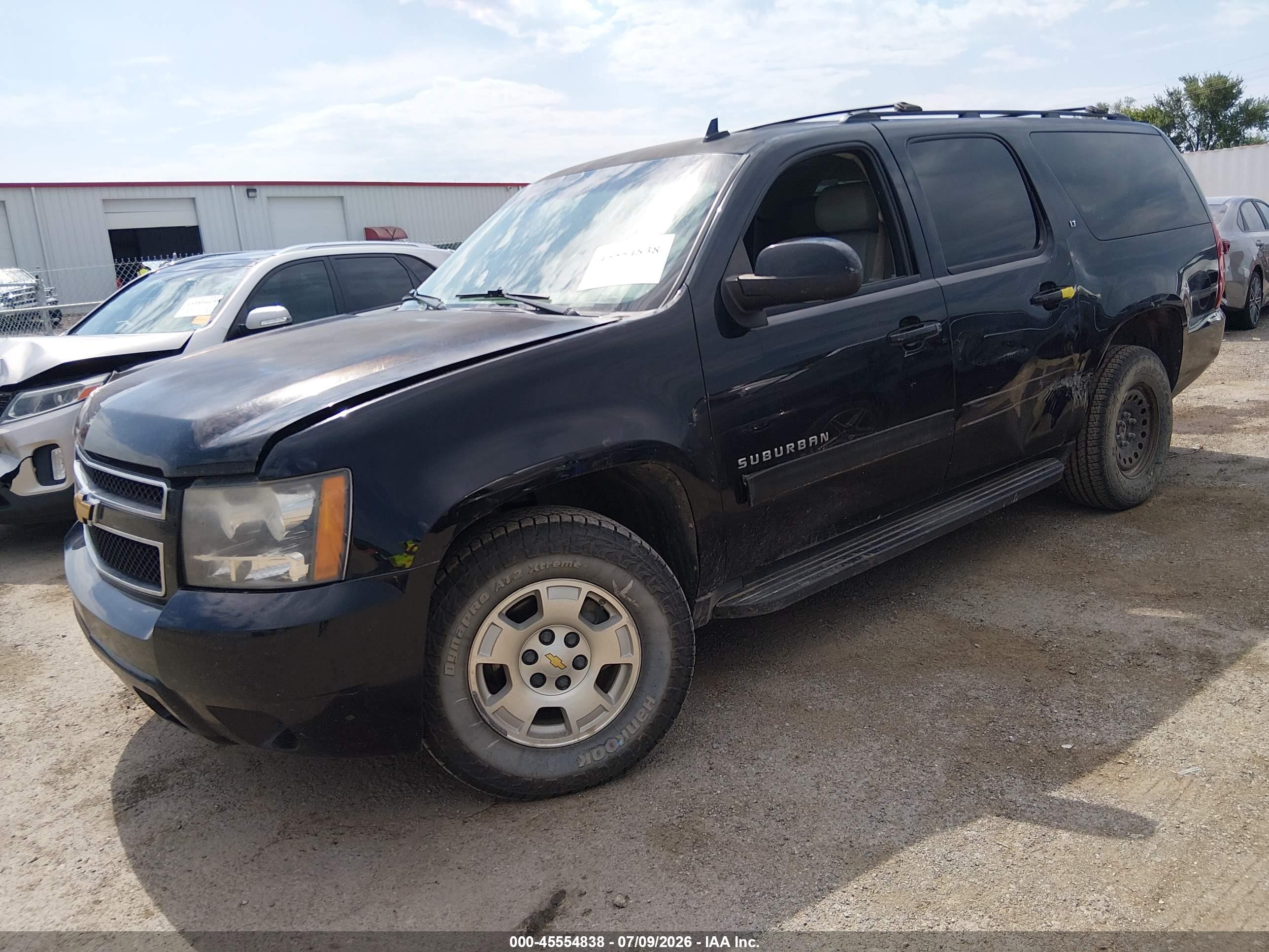 2014 Chevrolet Suburban Lt Black vin: 1GNSKJE77ER154665