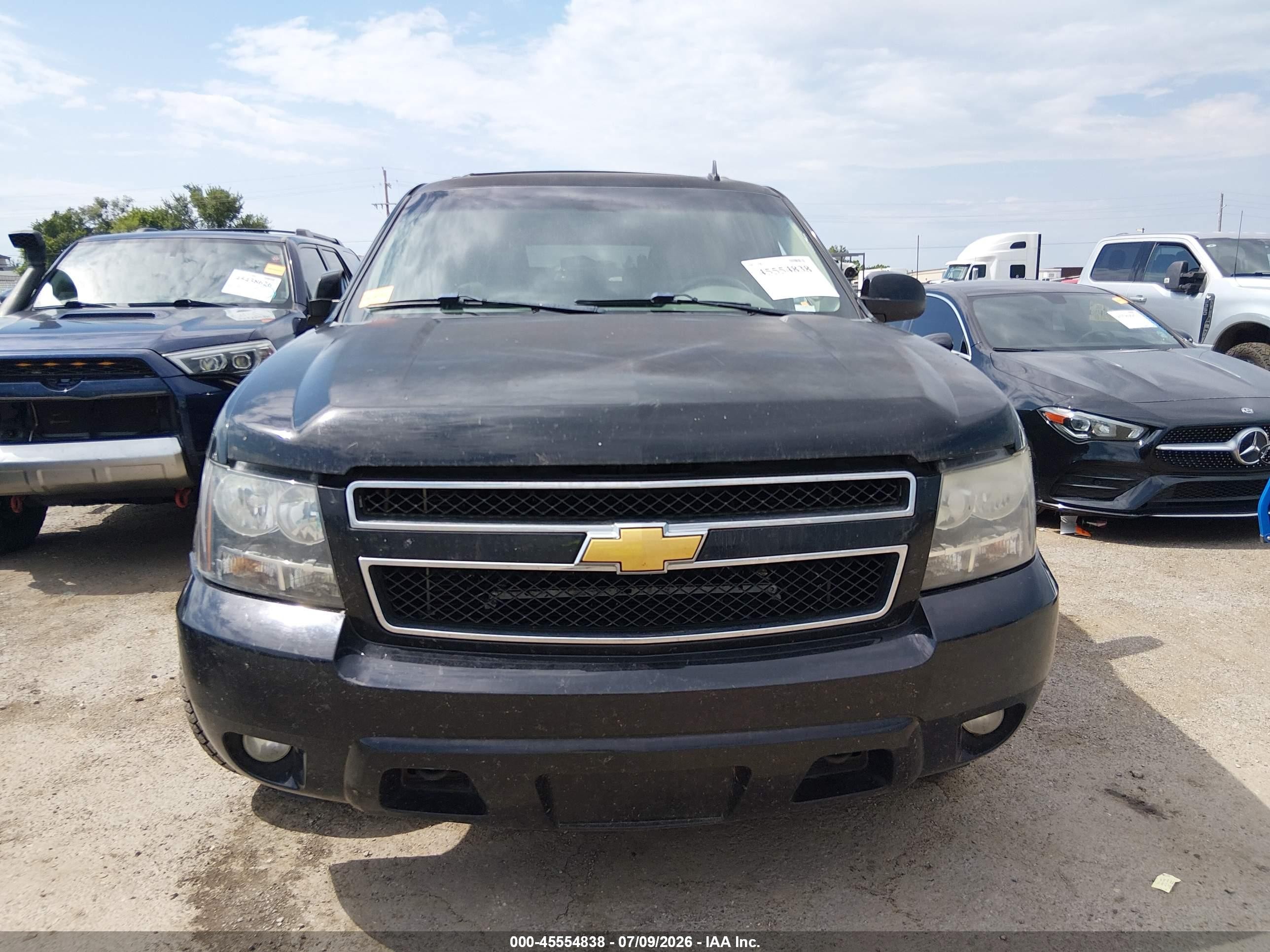 2014 Chevrolet Suburban Lt Black vin: 1GNSKJE77ER154665