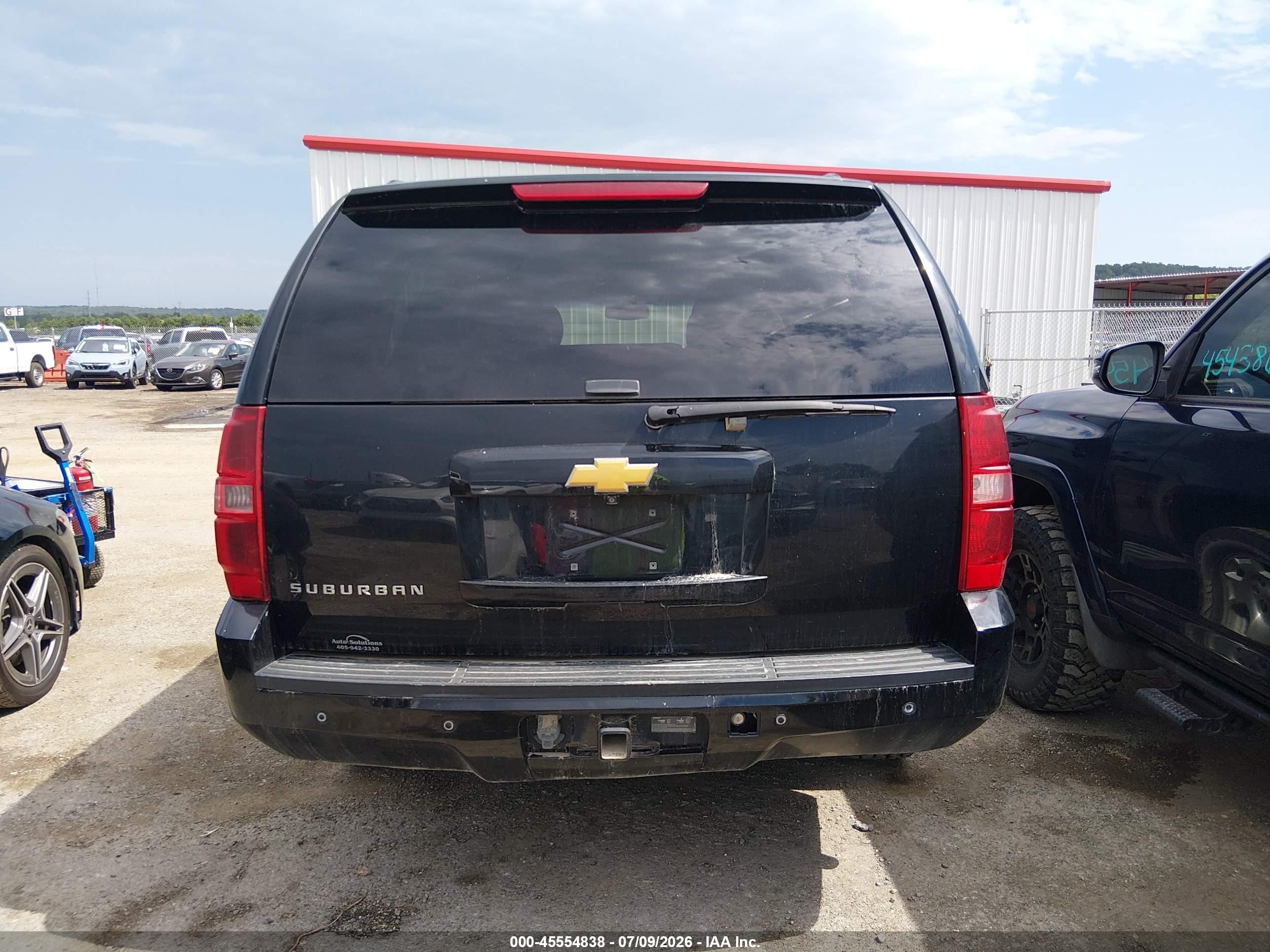 2014 Chevrolet Suburban Lt Black vin: 1GNSKJE77ER154665