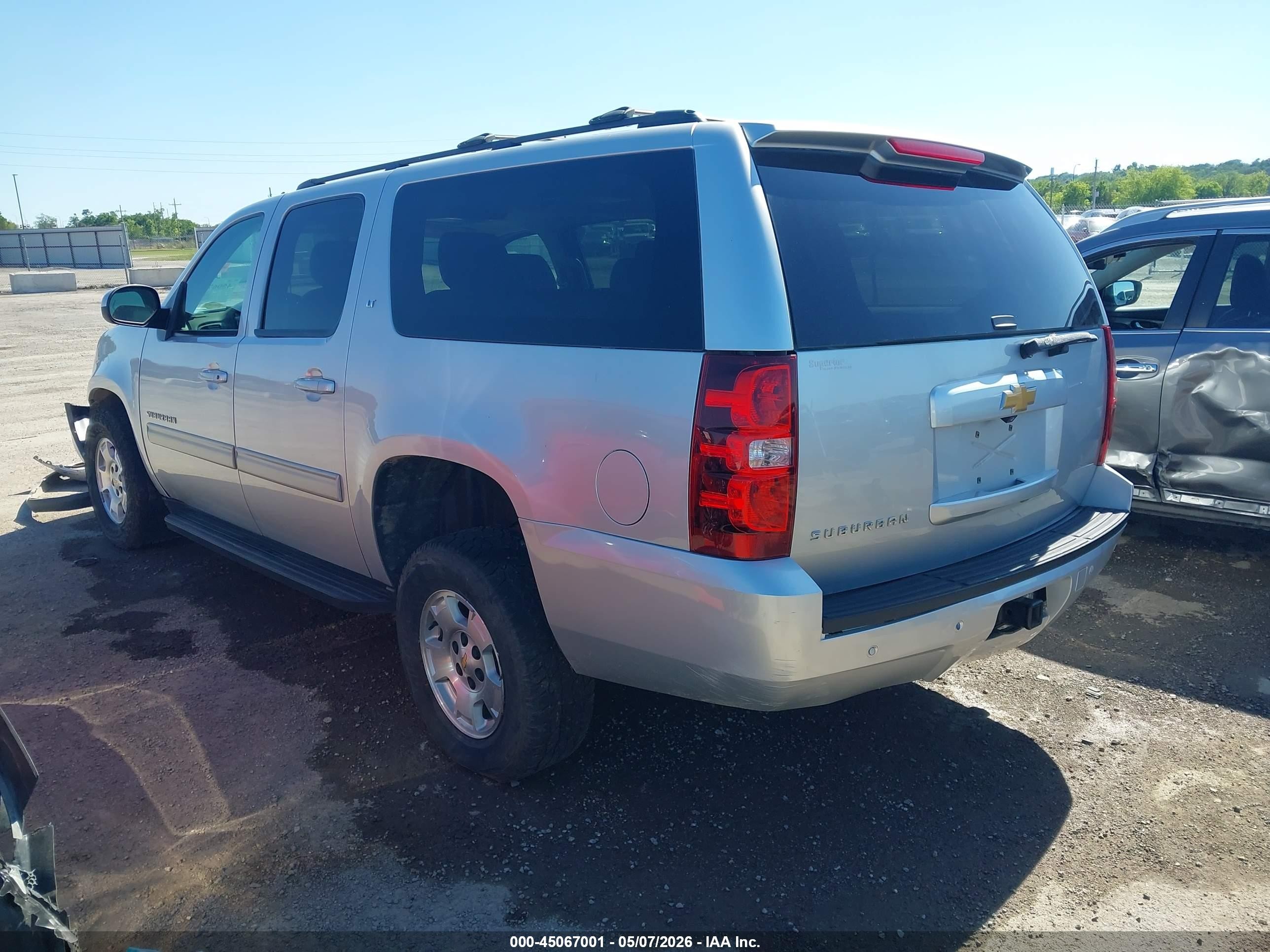 2014 Chevrolet Suburban 1500 Lt Gray vin: 1GNSKJE77ER227436