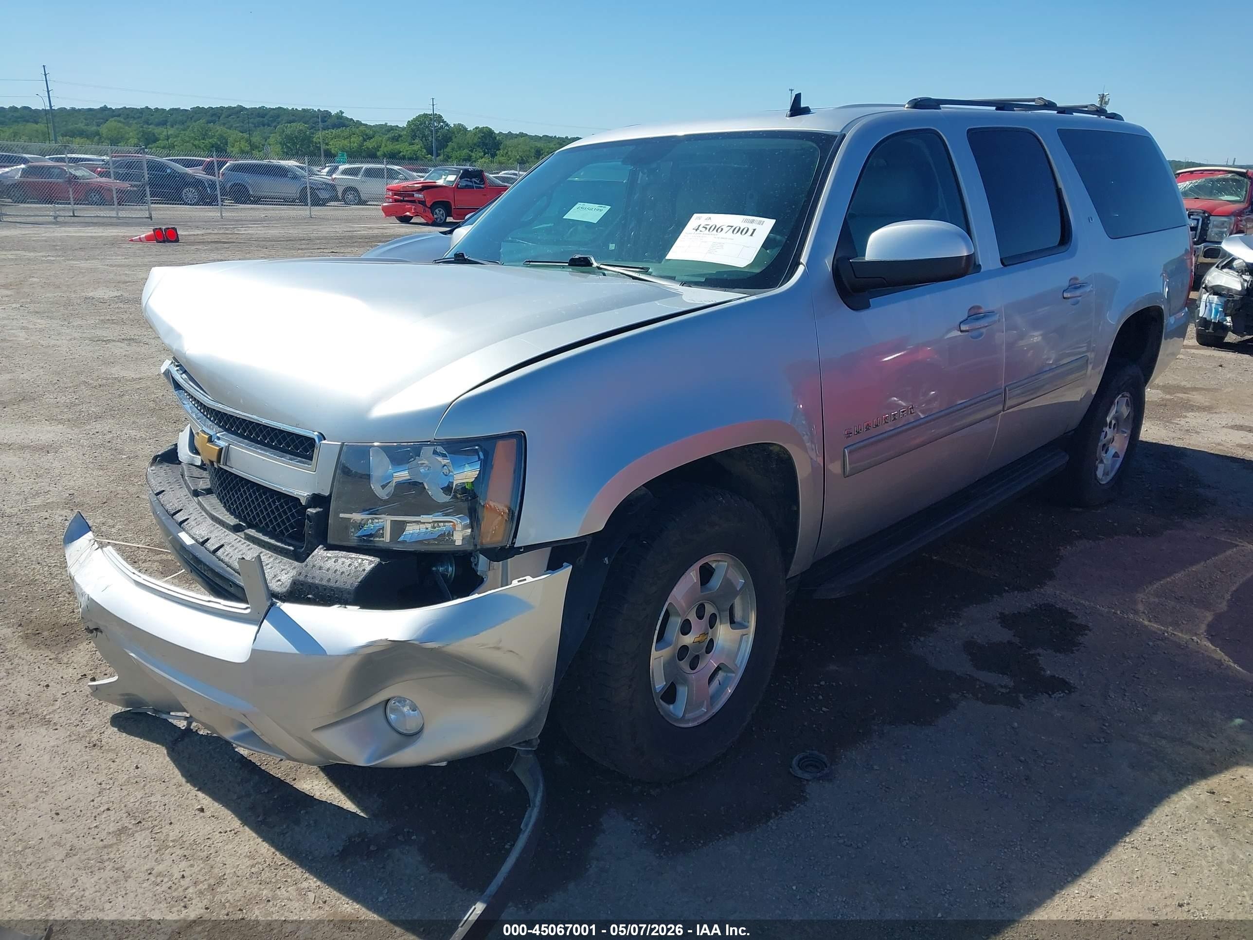 2014 Chevrolet Suburban 1500 Lt Gray vin: 1GNSKJE77ER227436