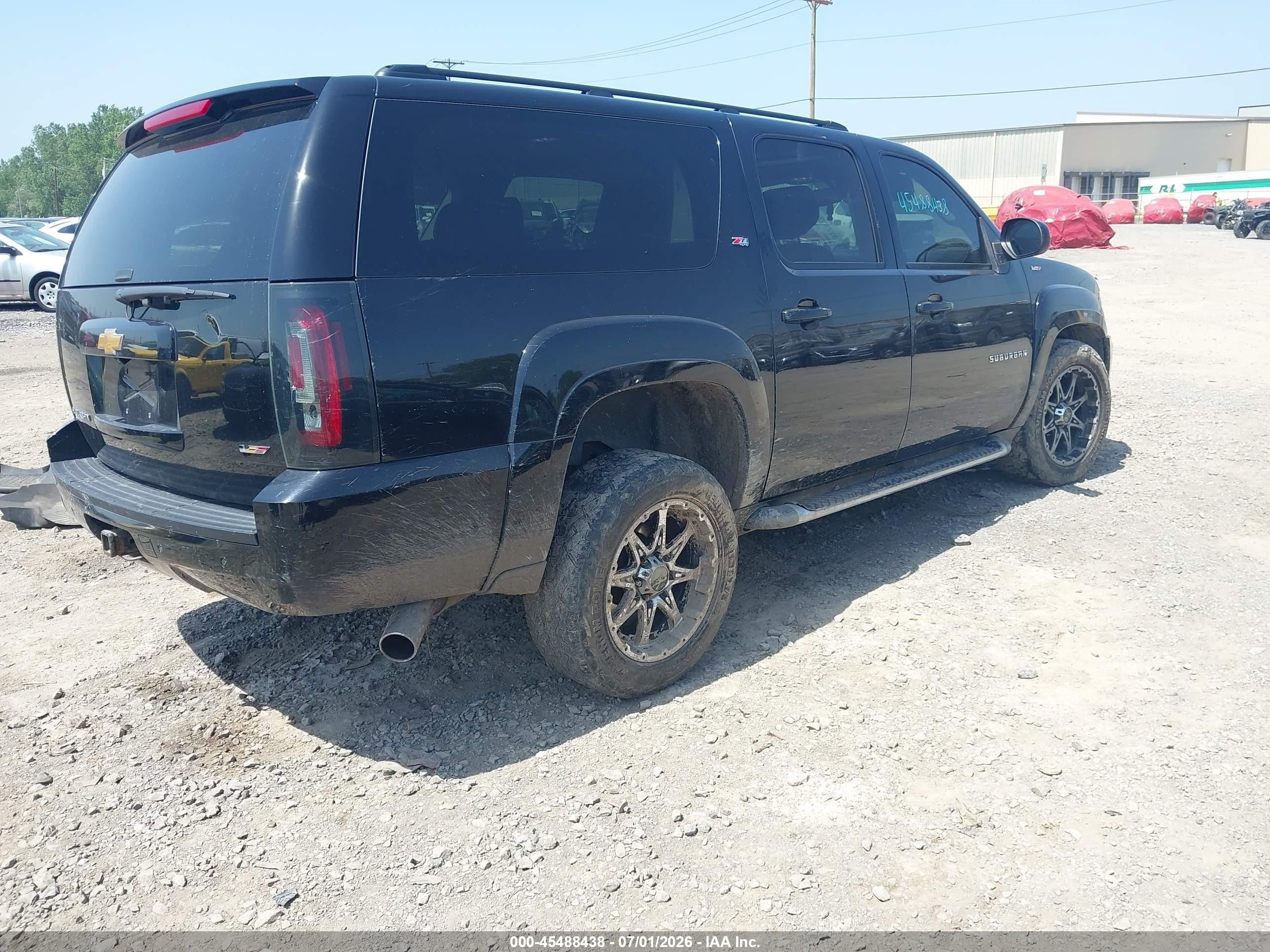 2012 Chevrolet Suburban Lt Black vin: 1GNSKJE78CR252276