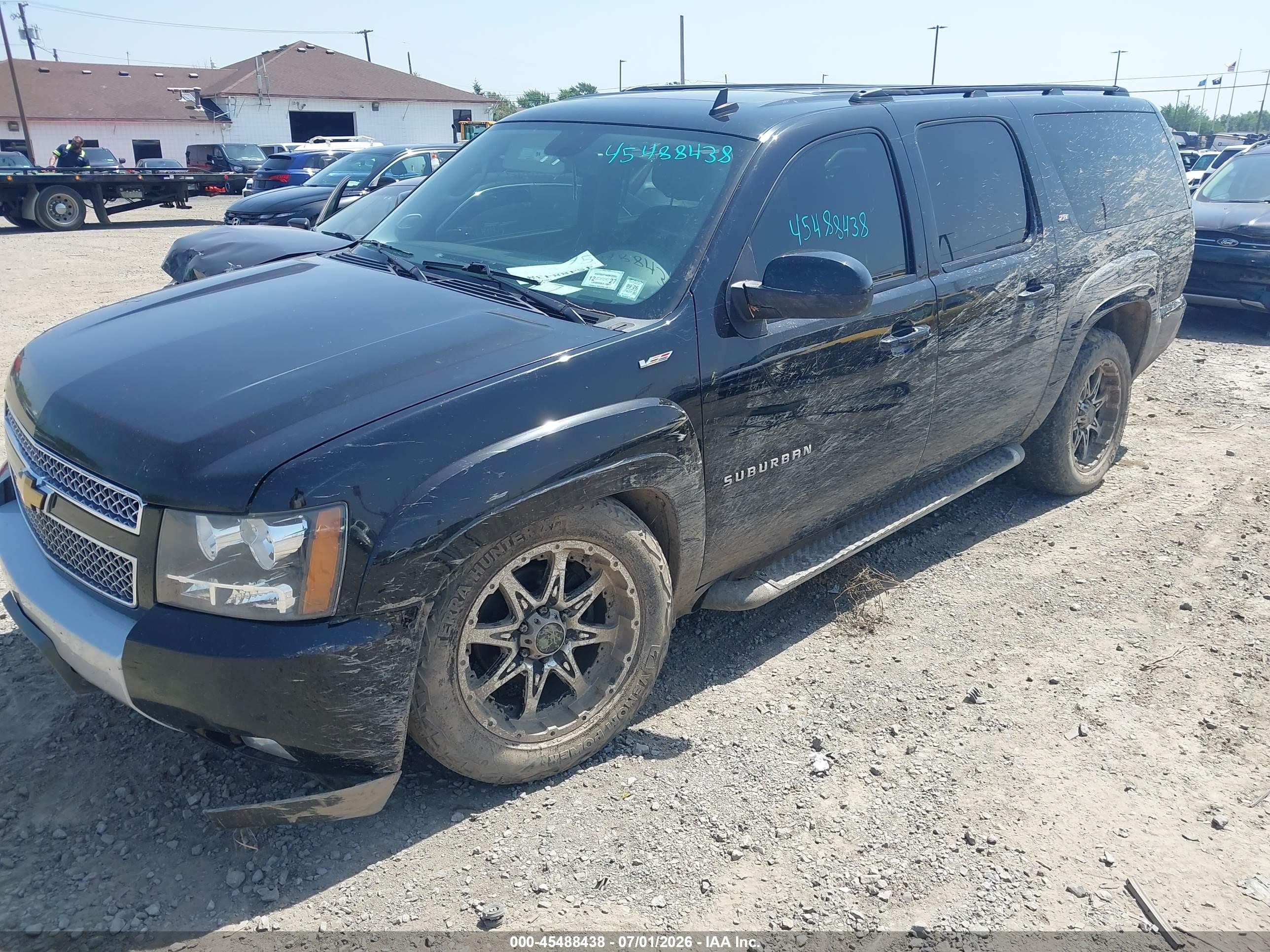2012 Chevrolet Suburban Lt Black vin: 1GNSKJE78CR252276
