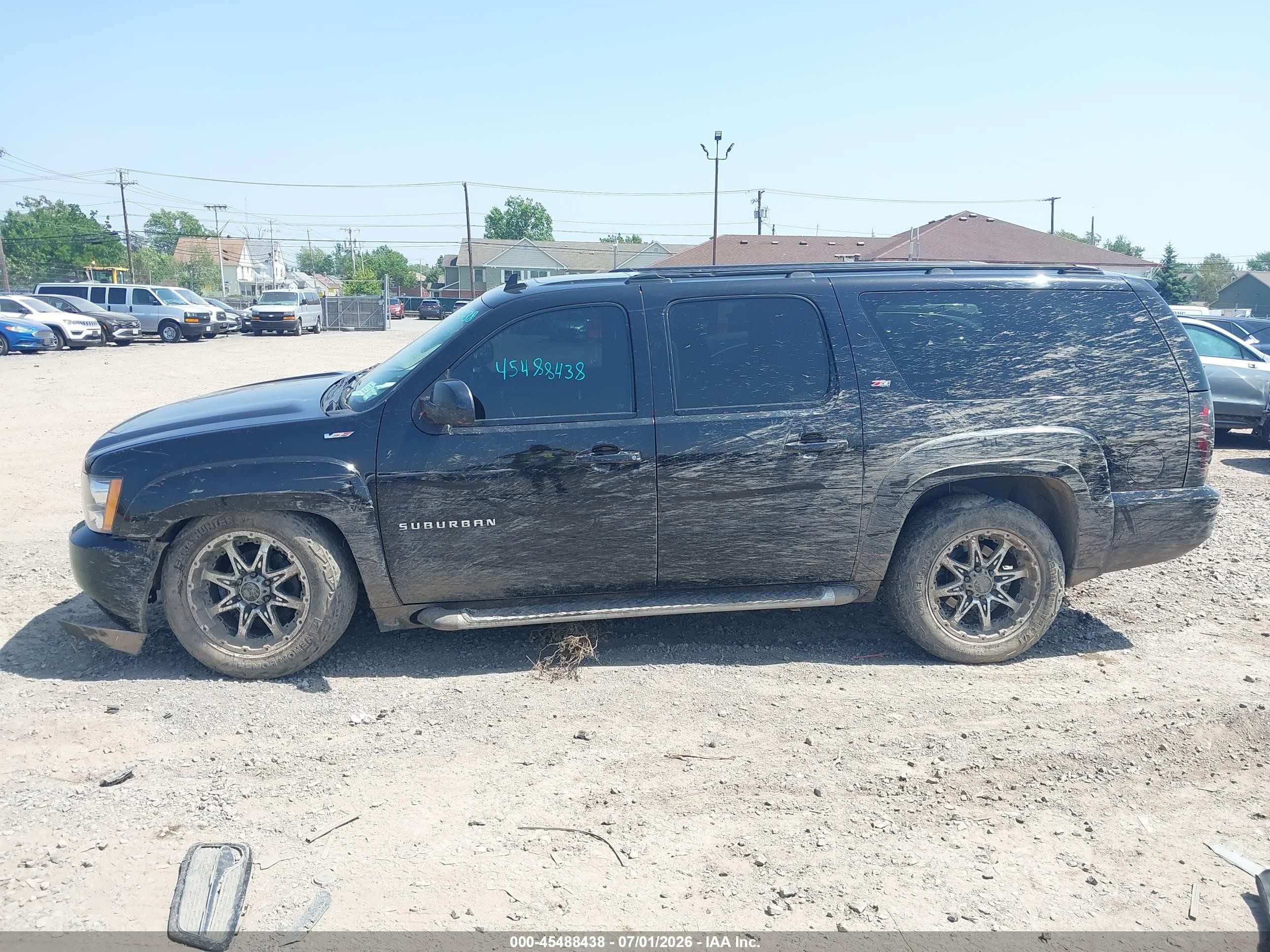 2012 Chevrolet Suburban Lt Black vin: 1GNSKJE78CR252276