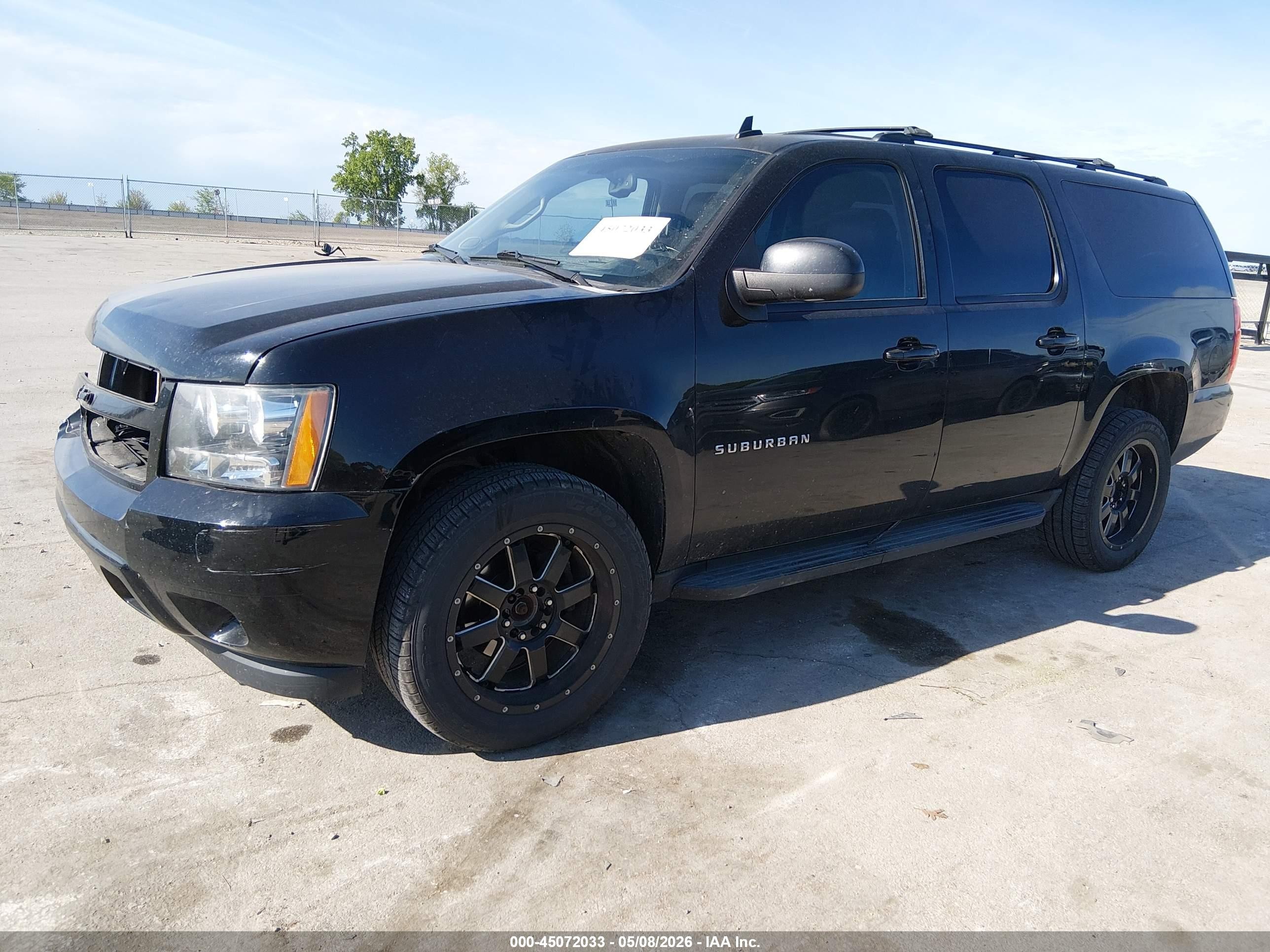 2013 Chevrolet Suburban 1500 Lt Black vin: 1GNSKJE78DR230120