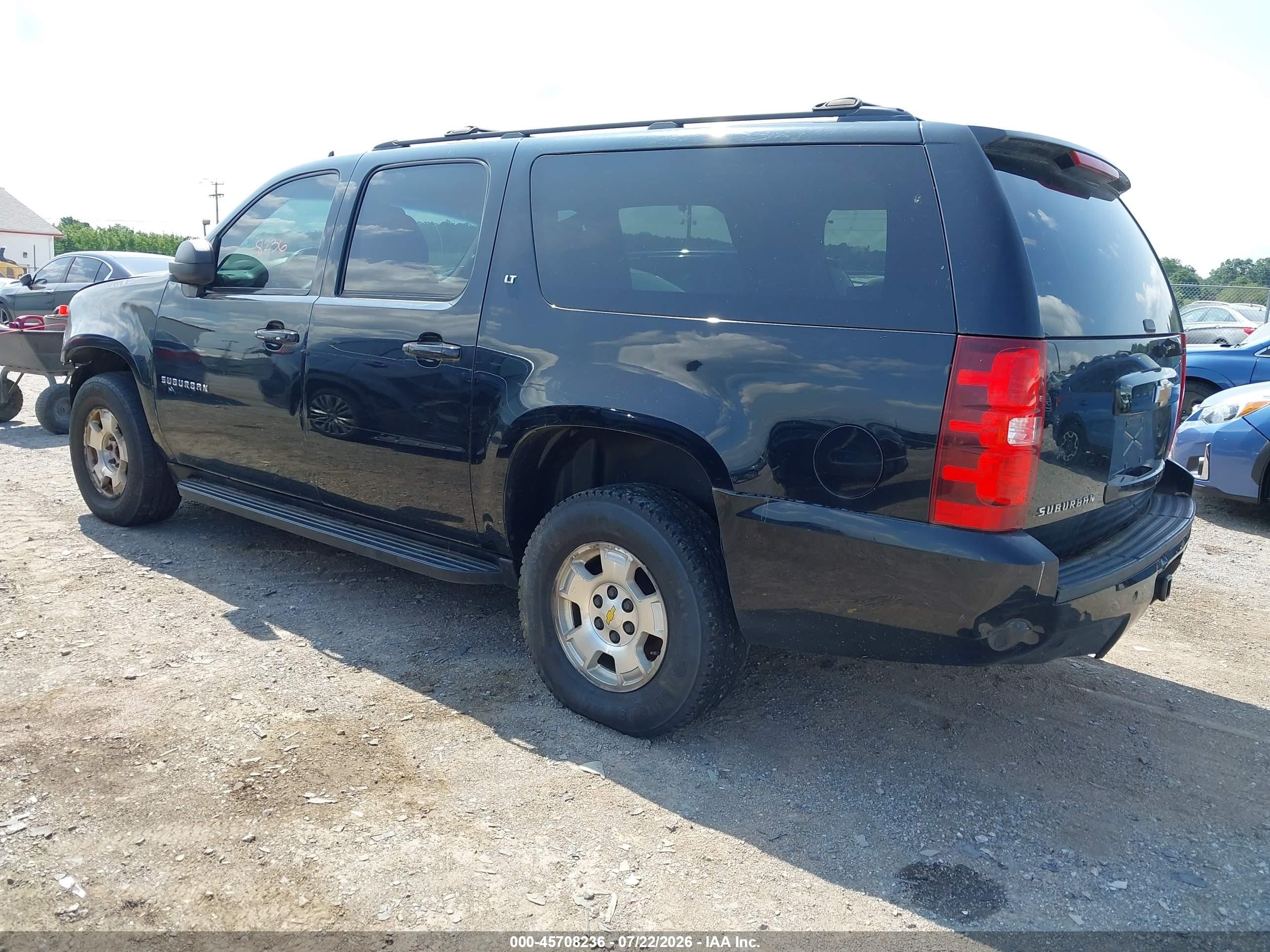 2013 Chevrolet Suburban Lt Black vin: 1GNSKJE79DR291928