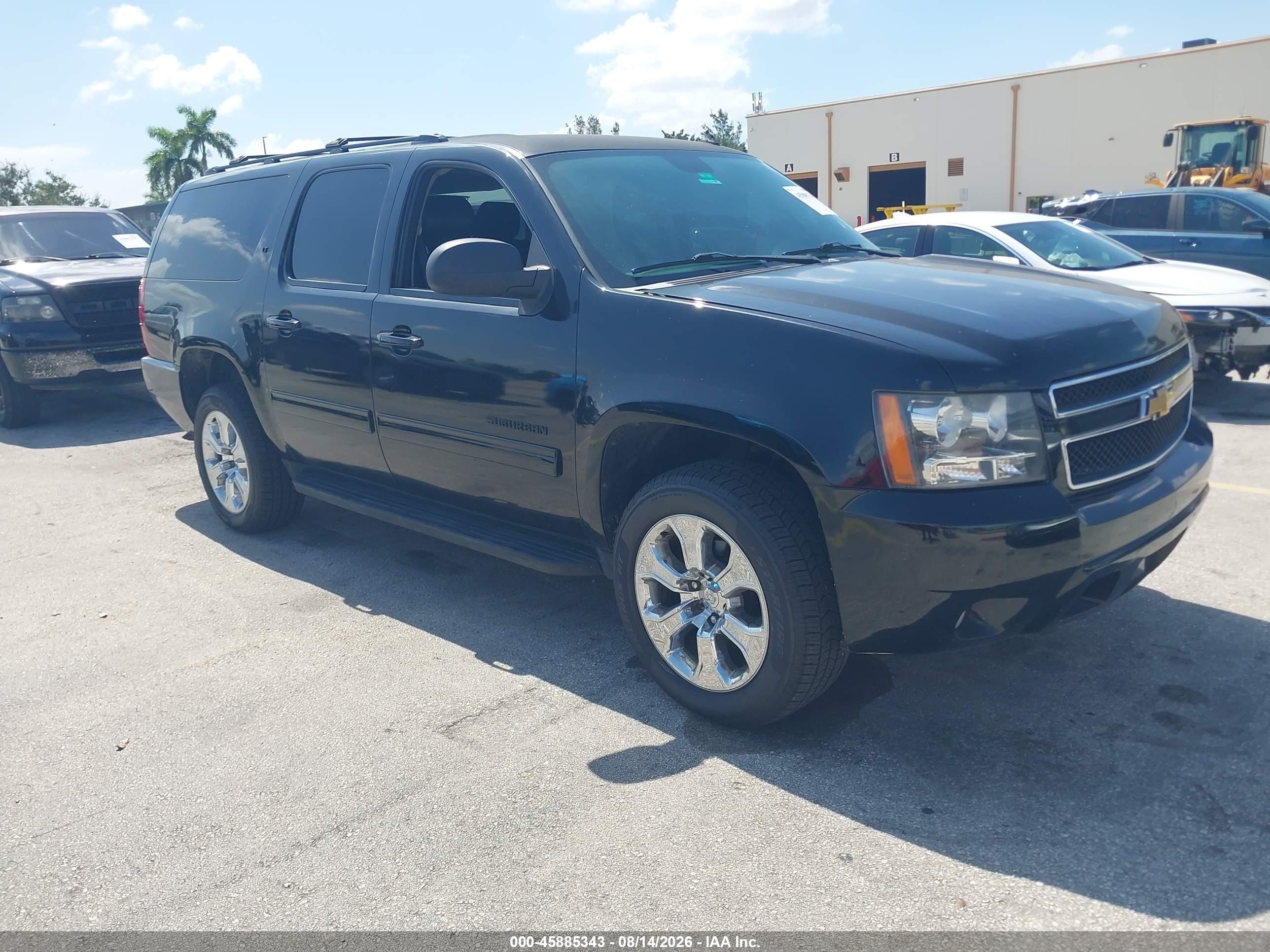2013 Chevrolet Suburban 1500 Lt Black vin: 1GNSKJE79DR337080