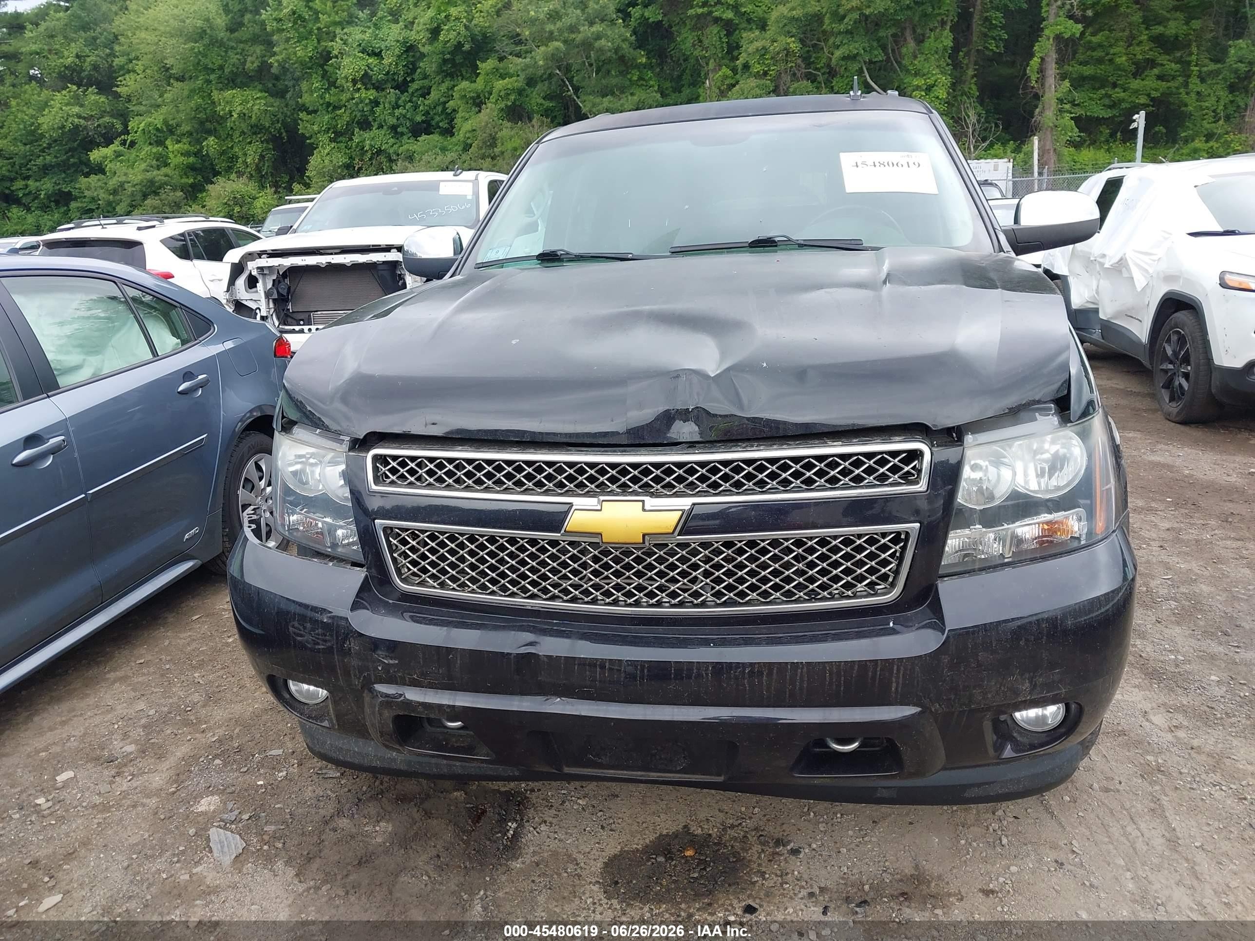 2014 Chevrolet Suburban Lt Black vin: 1GNSKJE79ER175985