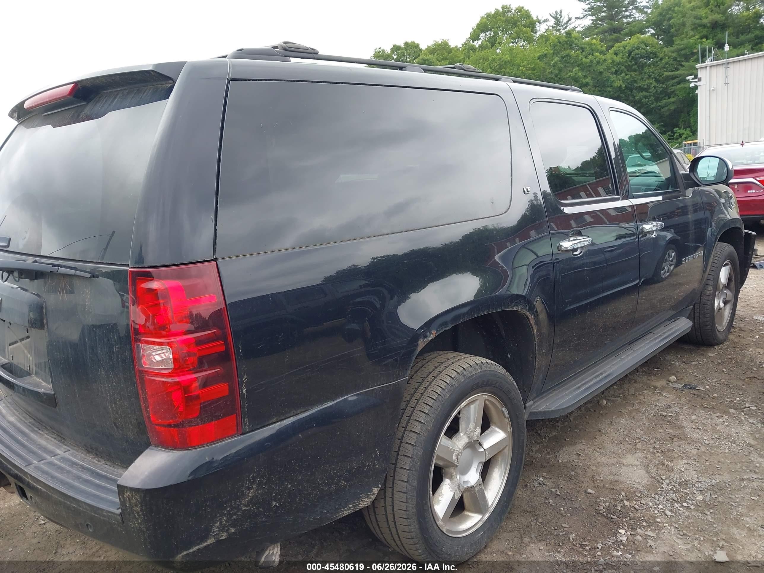 2014 Chevrolet Suburban Lt Black vin: 1GNSKJE79ER175985